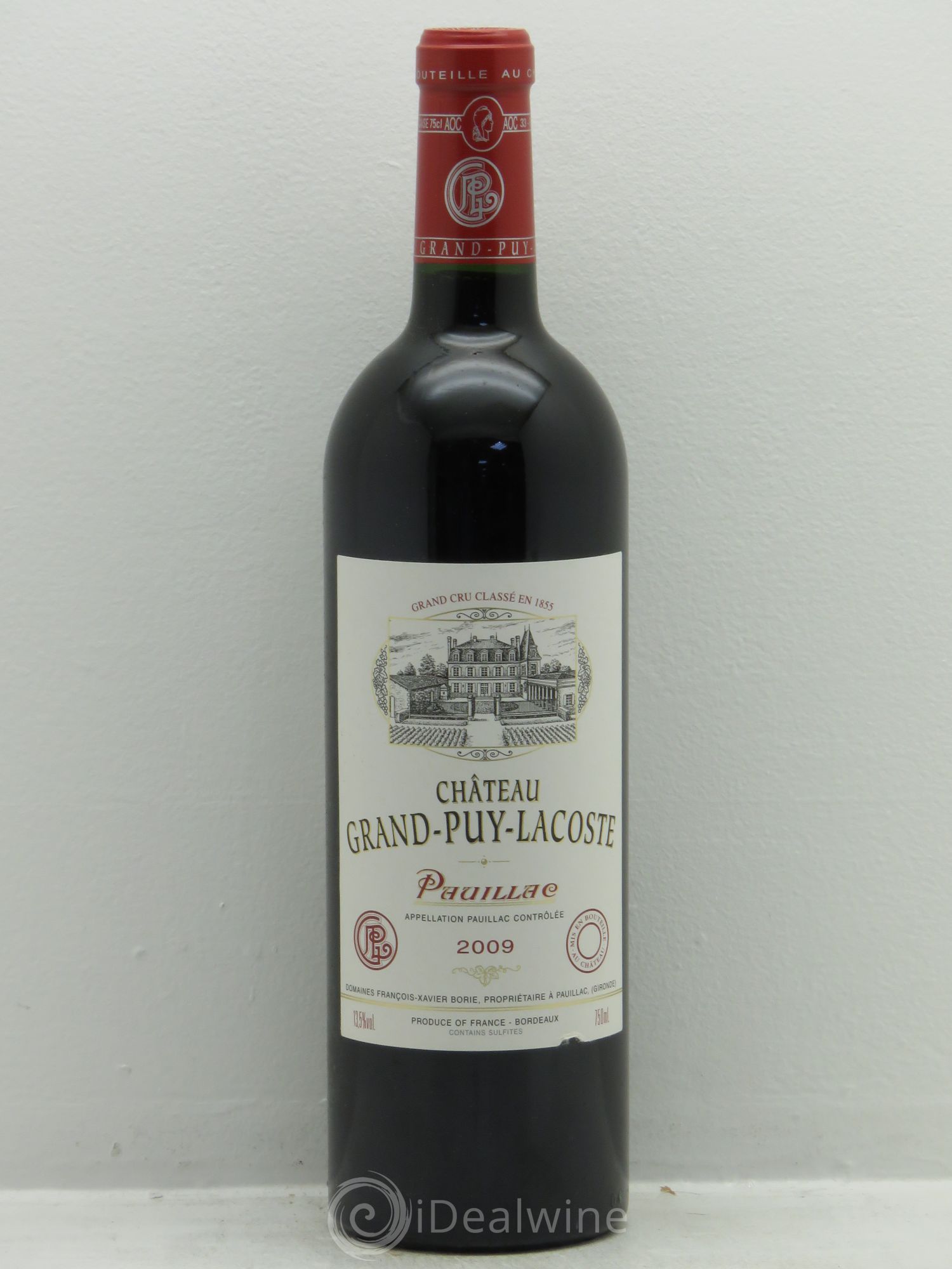 Château Grand Puy Lacoste 5ème Grand Cru Classé 2009 - Lot de 12 bouteilles - 0