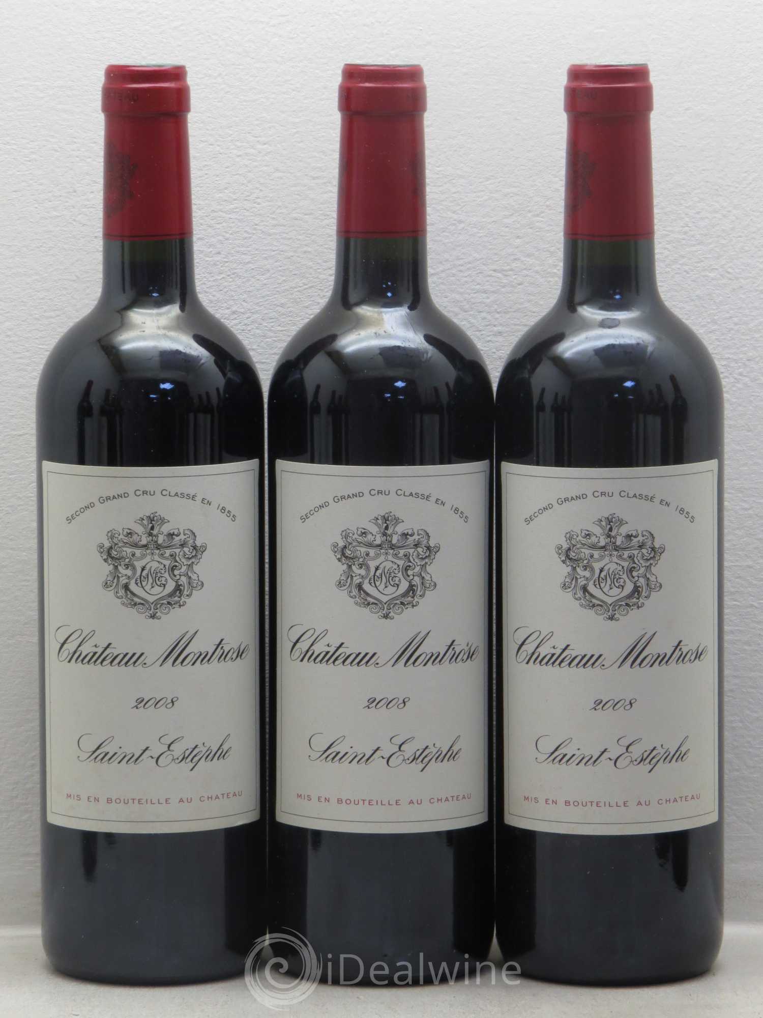 Château Montrose 2ème Grand Cru Classé 2008 - Lot de 12 bouteilles - 1