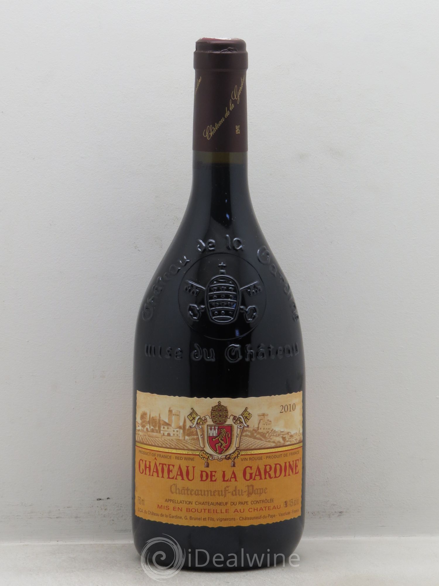 Châteauneuf-du-Pape Château de La Gardine Famille Brunel 2010 - Lot de 6 bouteilles - 0