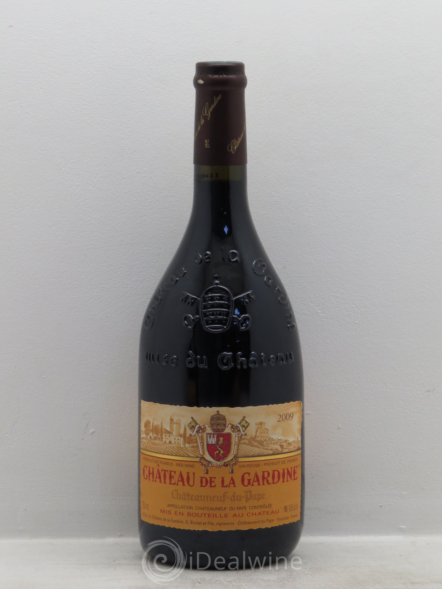 Châteauneuf-du-Pape Château de La Gardine Famille Brunel 2009 - Lot de 6 bouteilles - 0
