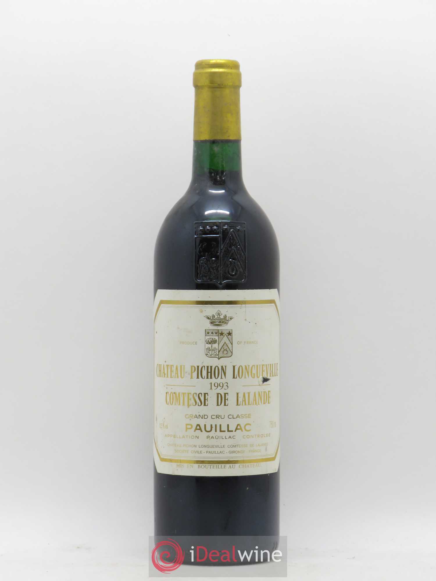 Château Pichon Longueville Comtesse de Lalande 2ème Grand Cru Classé 1993 - Lot de 1 bouteille - 0