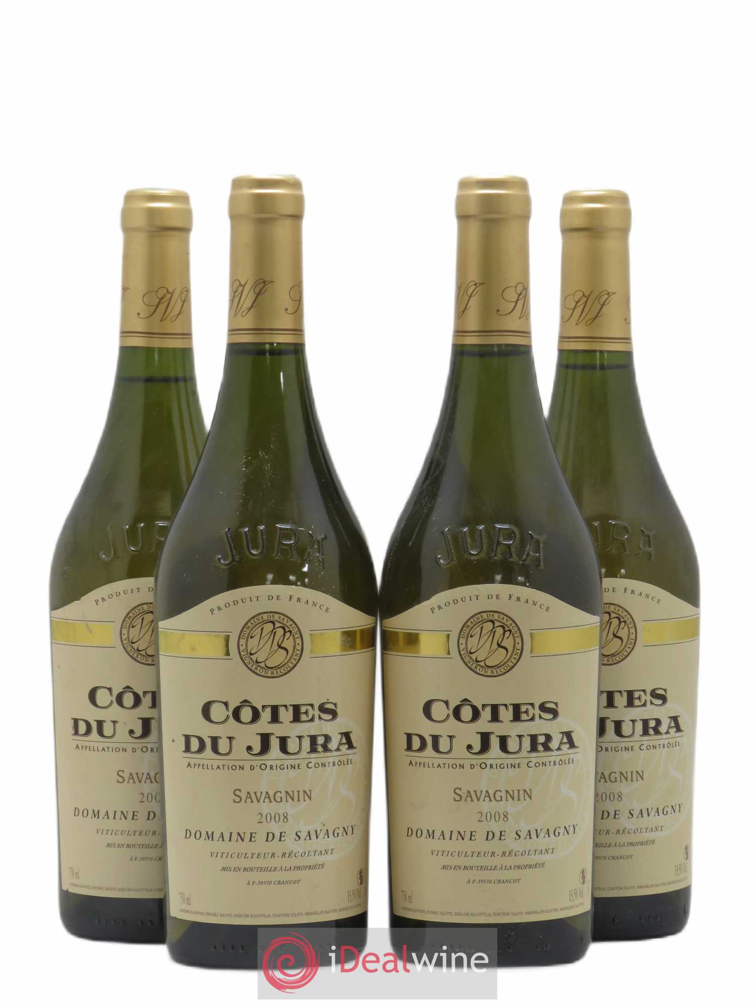 Côtes du Jura Savagnin domaine de Savagny 2008 - Posten von 4 Flaschen - 0