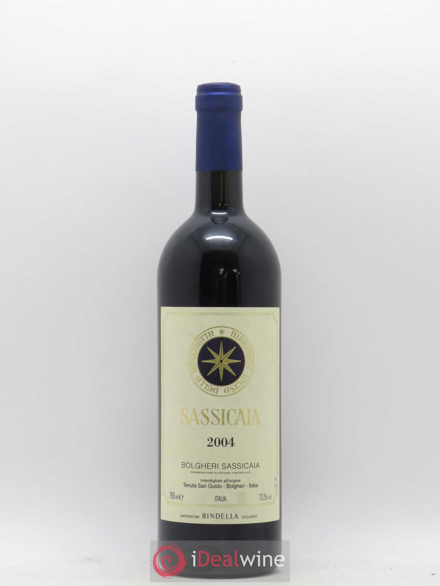 Bolgheri DOC Sassicaia Tenuta San Guido 2004 - Lot de 1 bouteille - 0