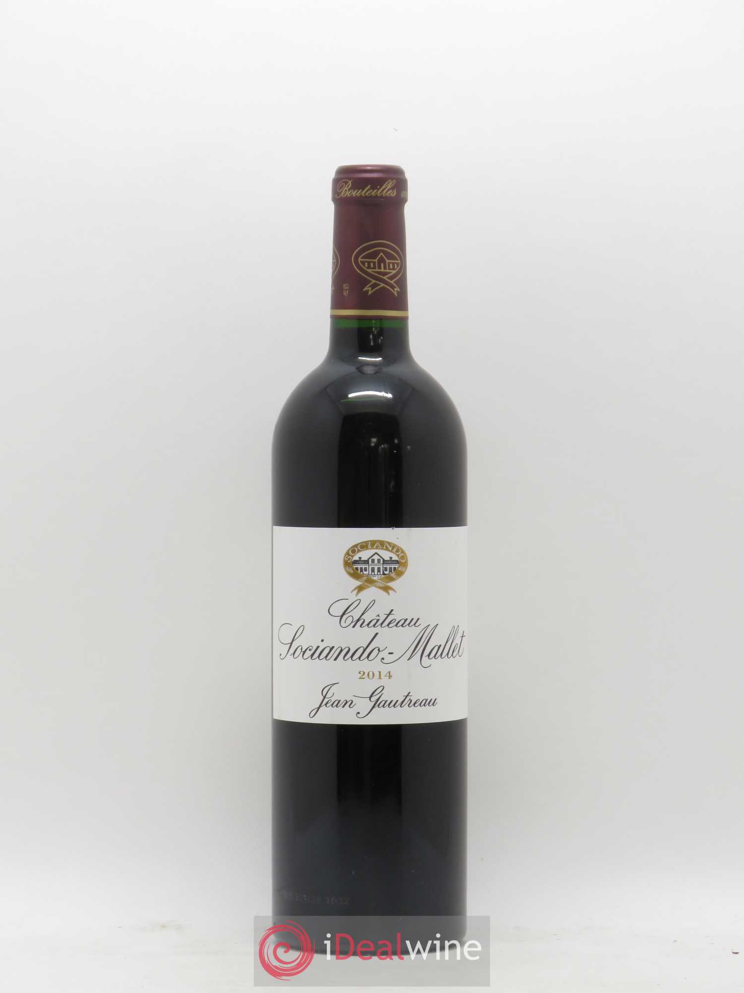 Château Sociando Mallet 2014 - Lot de 1 bouteille - 0