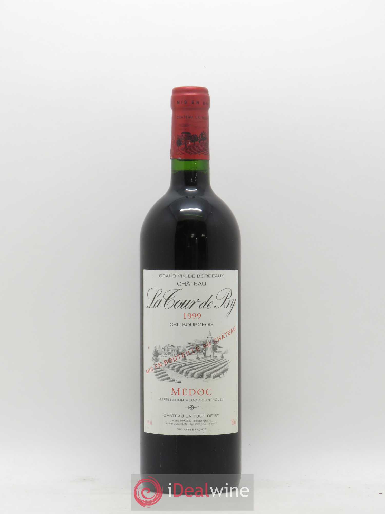 Château La Tour de By Cru Bourgeois 1999 - Lot de 1 bouteille - 0