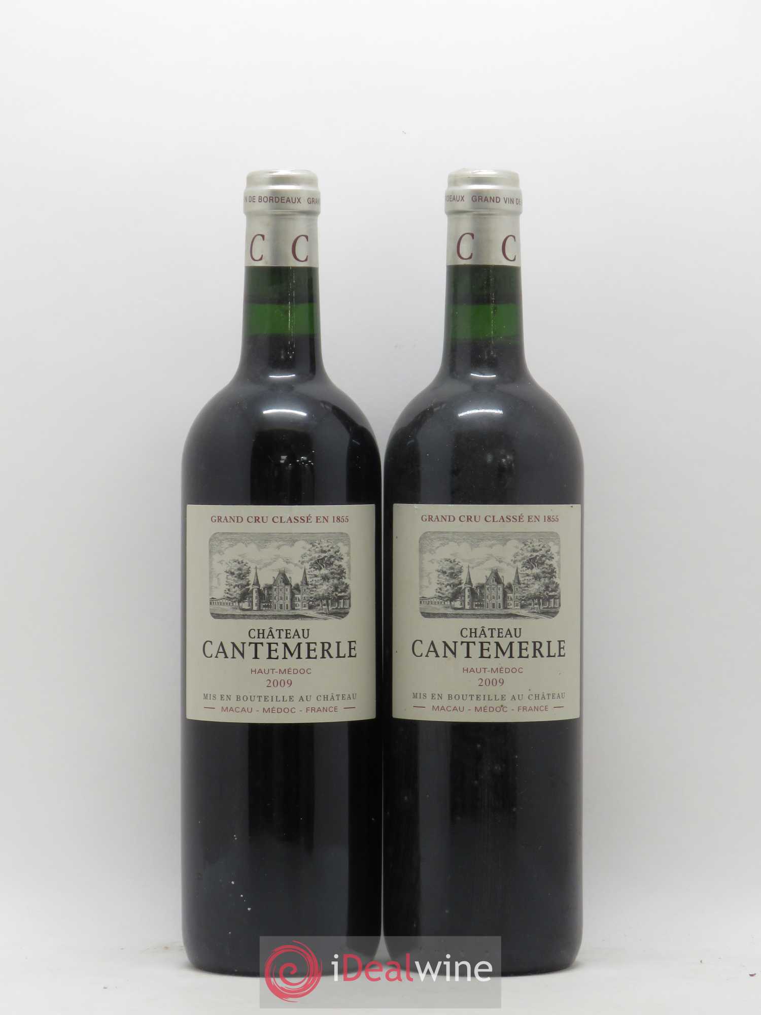 Château Cantemerle 5ème Grand Cru Classé 2009 - Lot de 2 bouteilles - 0