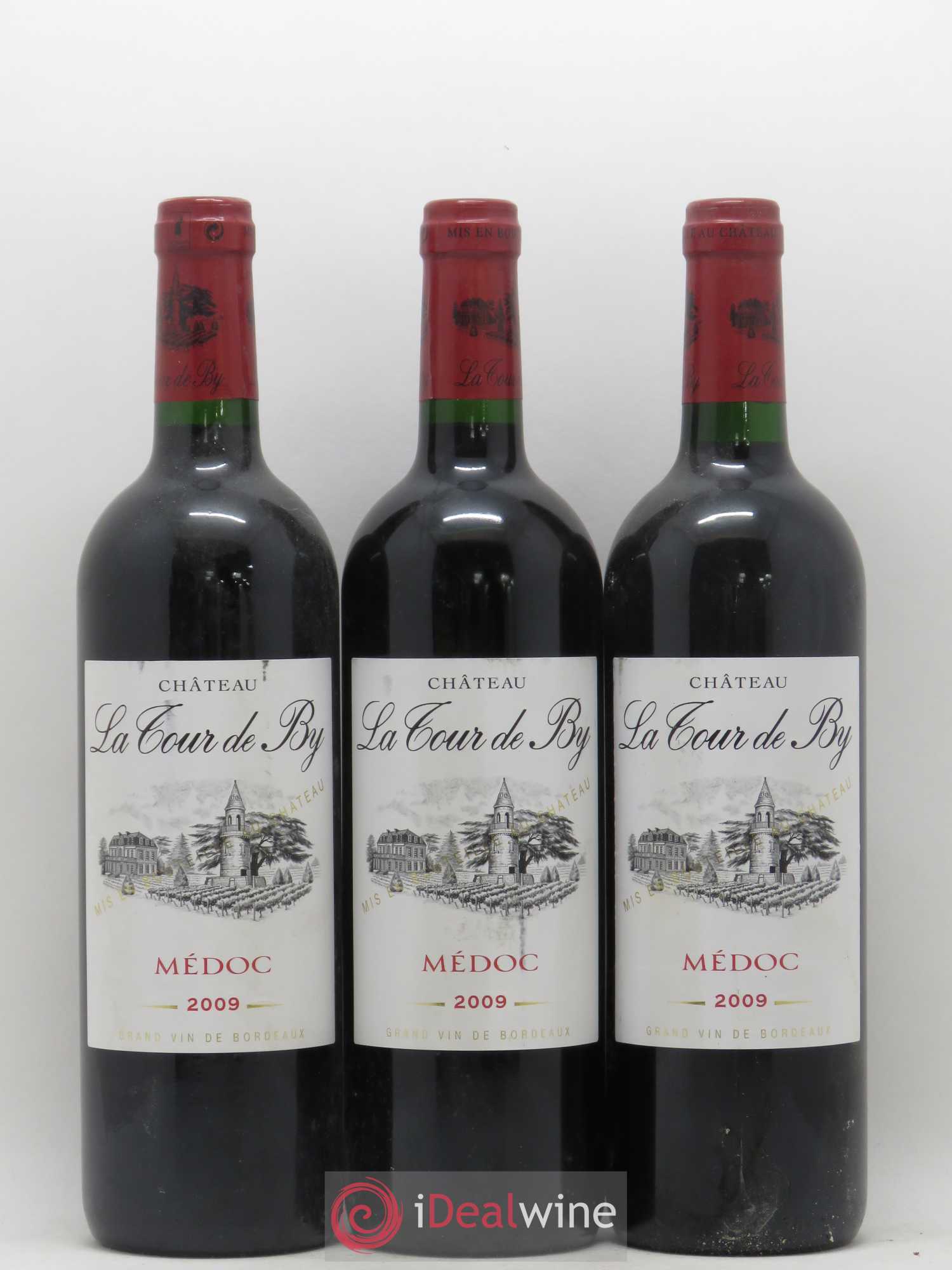 Château La Tour de By Cru Bourgeois 2009 - Lot de 3 bouteilles - 0
