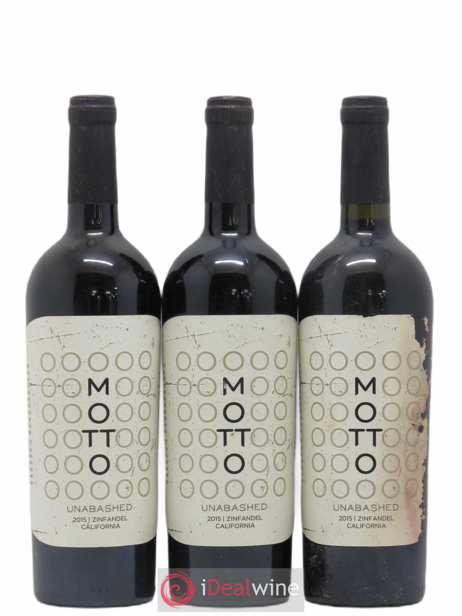 USA Motto Californie Zinfandel 2015 - Posten von 3 Flaschen - 0