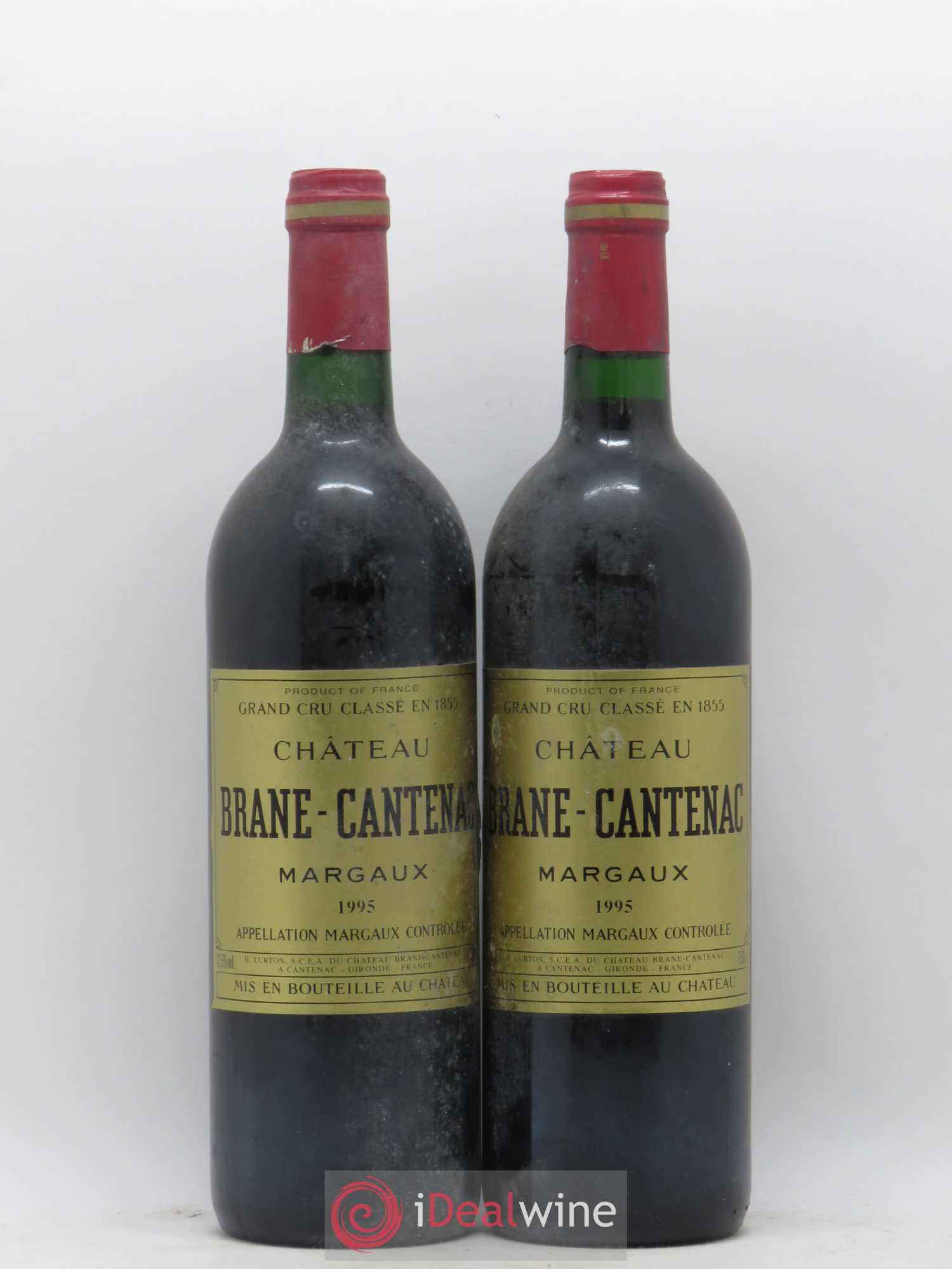 Château Brane Cantenac 2ème Grand Cru Classé 1995 - Lot de 2 bouteilles - 0