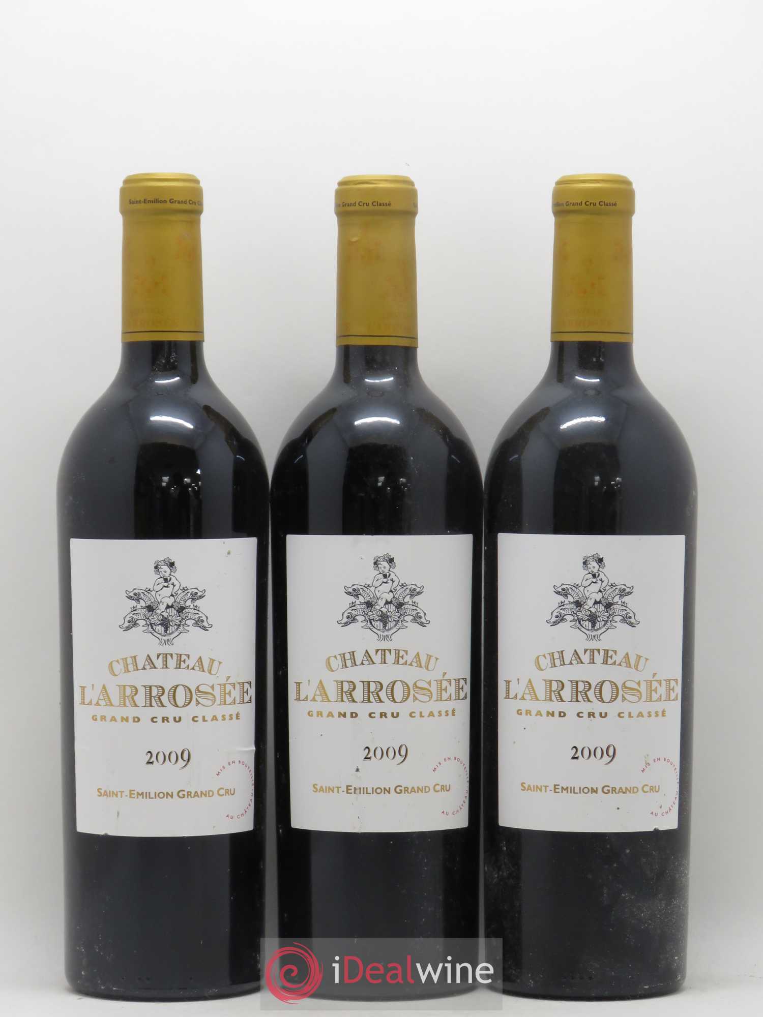 Château l' Arrosée Grand Cru Classé 2009 - Lot de 3 bouteilles - 0