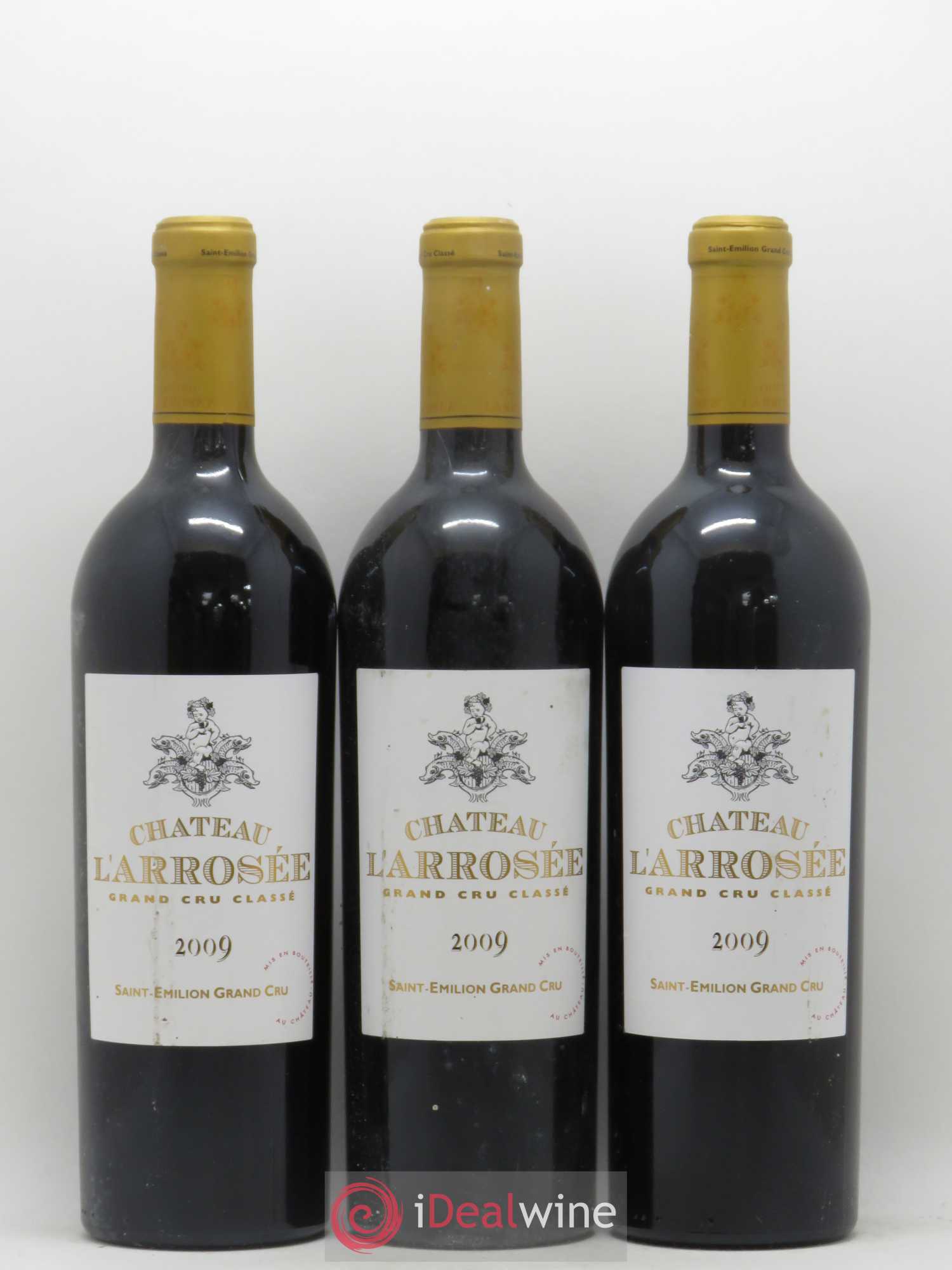 Château l' Arrosée Grand Cru Classé 2009 - Lot de 3 bouteilles - 0