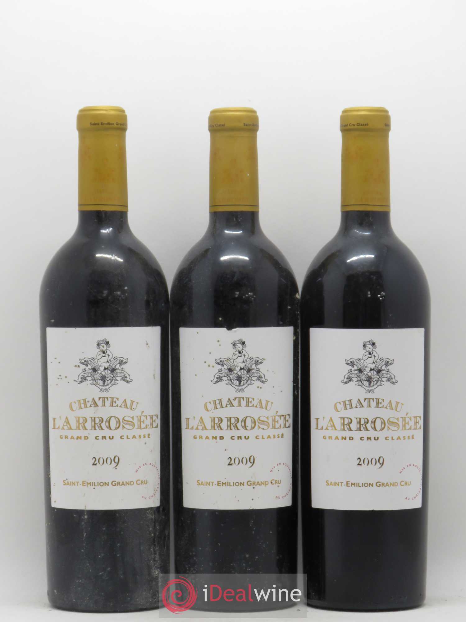 Château l' Arrosée Grand Cru Classé 2009 - Lot de 3 bouteilles - 0