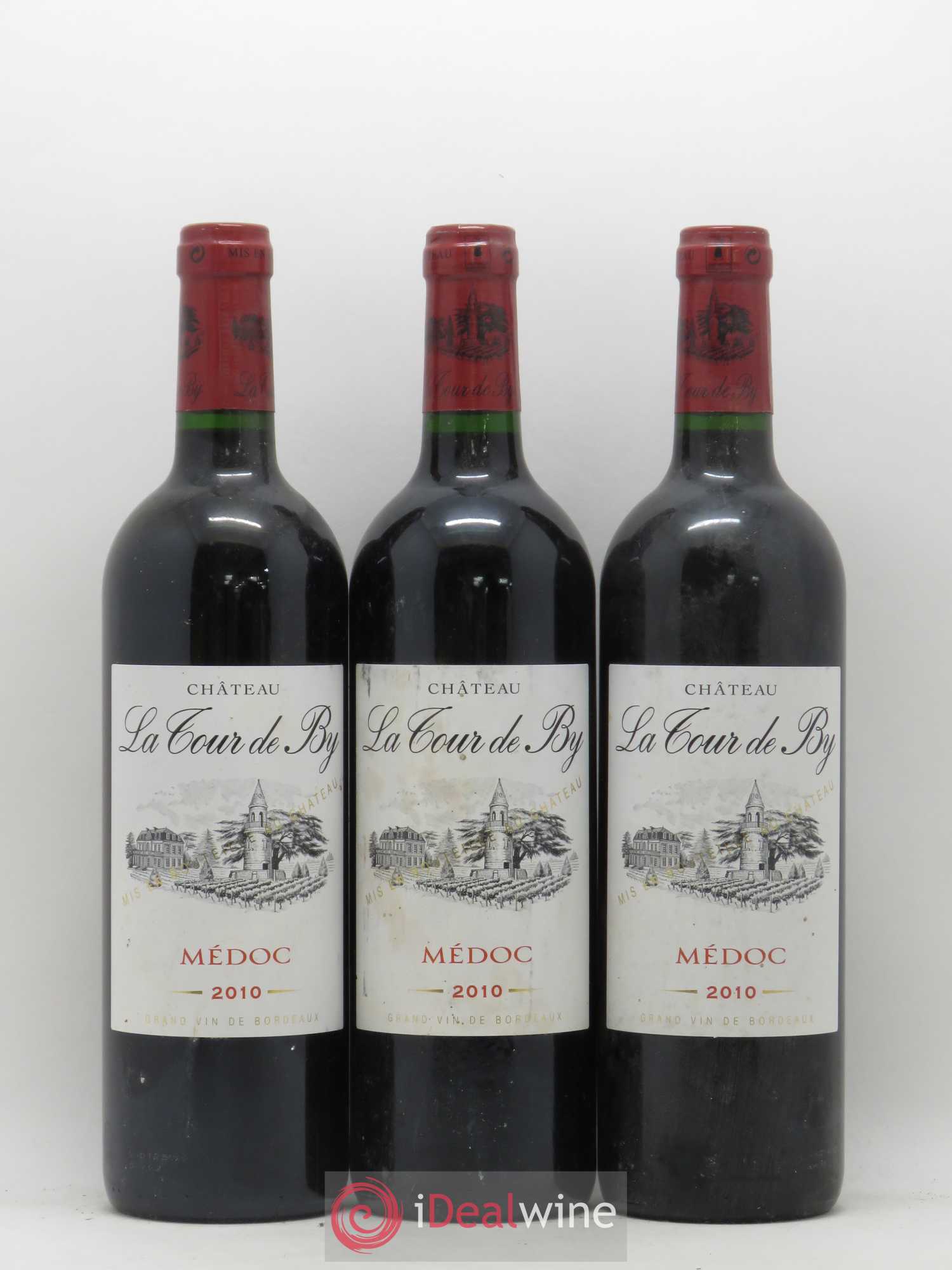 Château La Tour de By Cru Bourgeois 2010 - Lot de 3 bouteilles - 0