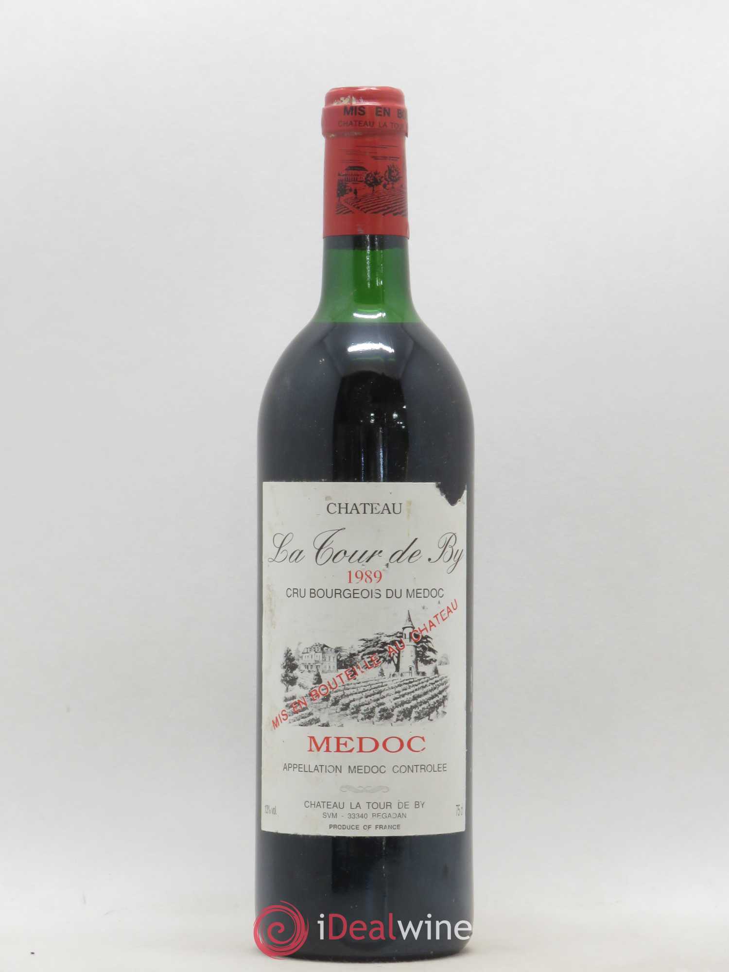 Château La Tour de By Cru Bourgeois 1989 - Lot de 1 bouteille - 0