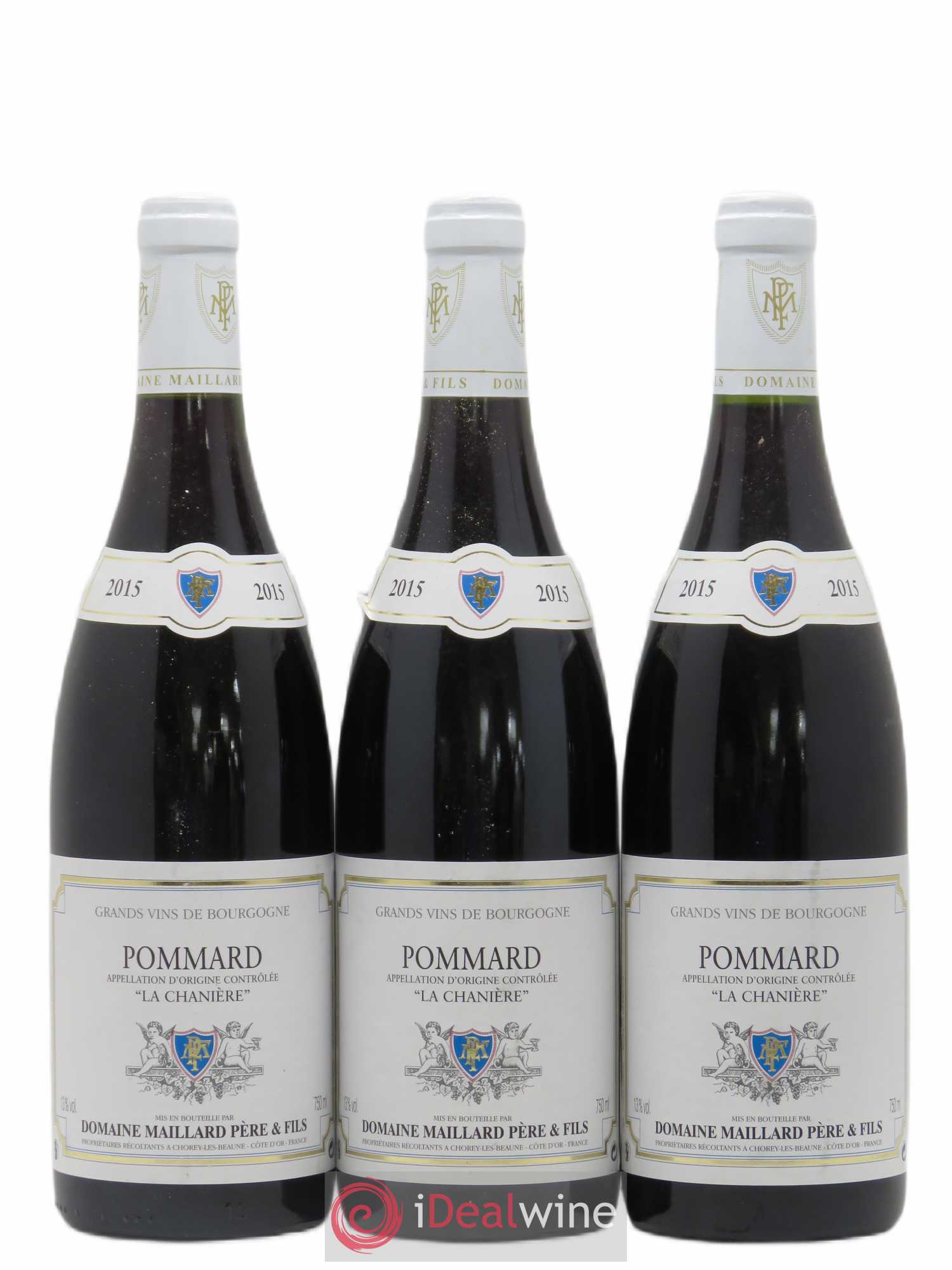 Pommard La Chanière Maillard et Fils (Domaine) 2015 - Lot de 3 bouteilles - 0