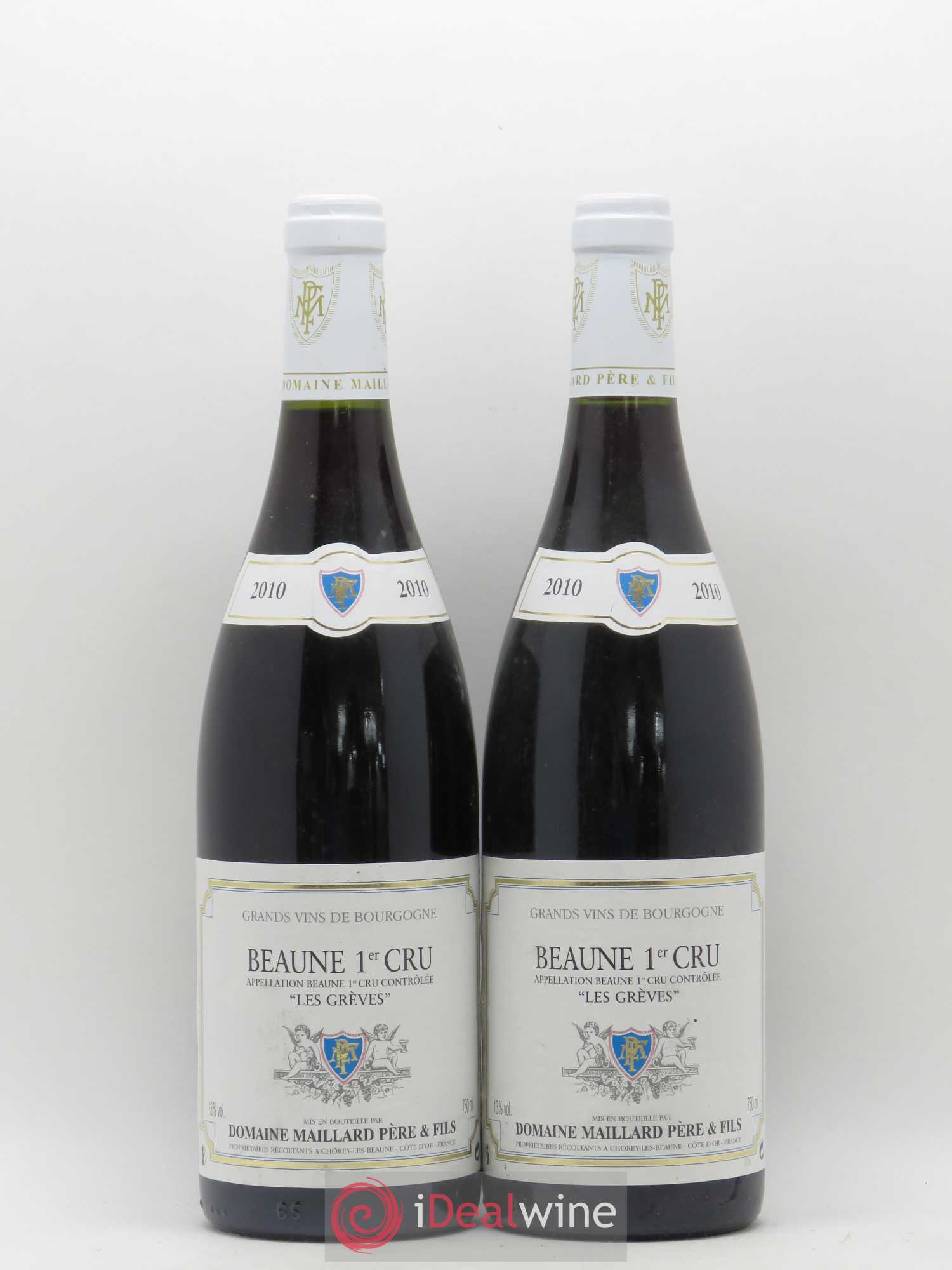 Beaune 1er Cru Les Grèves Maillard et Fils (Domaine) 2010 - Lot de 2 bouteilles - 0
