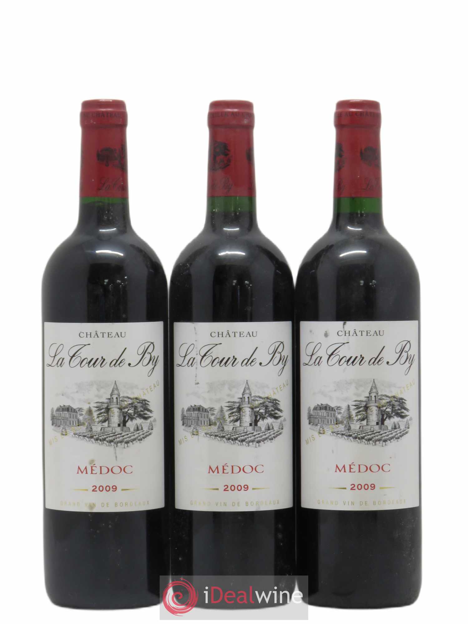 Château La Tour de By Cru Bourgeois 2009 - Lot de 3 bouteilles - 0