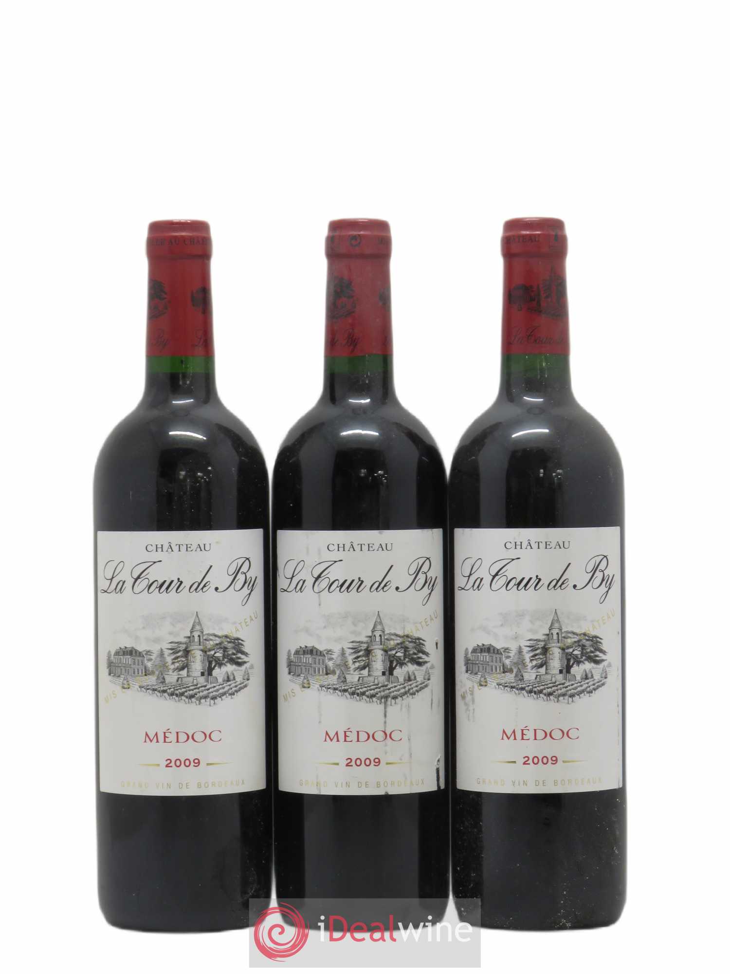Château La Tour de By Cru Bourgeois 2009 - Lot de 3 bouteilles - 0
