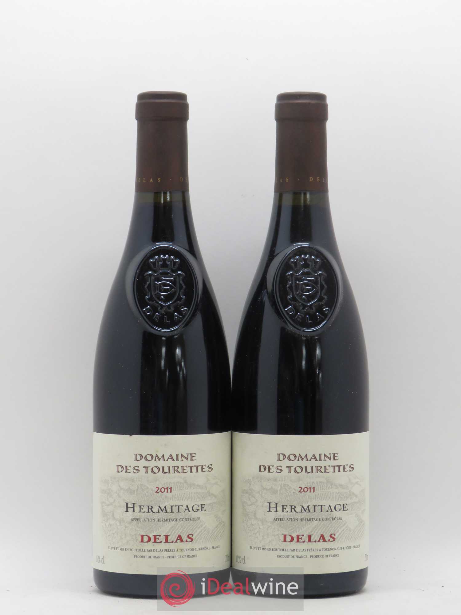 Hermitage Domaine des Tourettes Delas Frères 2011 - Lot de 2 bouteilles - 0
