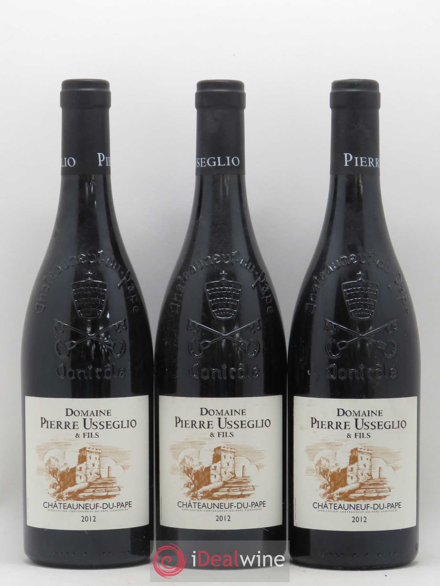 Châteauneuf-du-Pape Tradition Pierre Usseglio & Fils 2012 - Lot de 3 bouteilles - 0