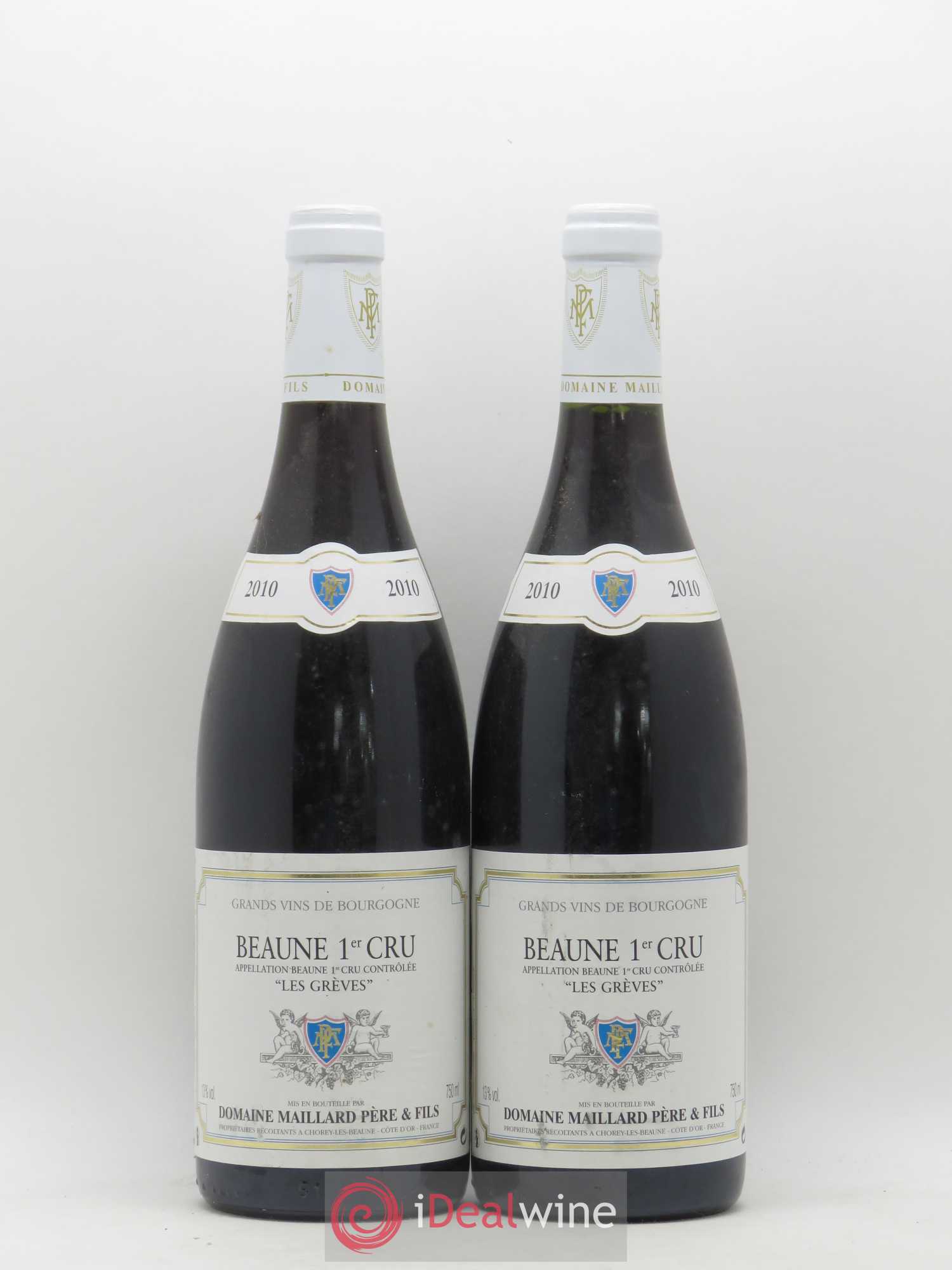 Beaune 1er Cru Les Grèves Maillard et Fils (Domaine) 2010 - Lot de 2 bouteilles - 0