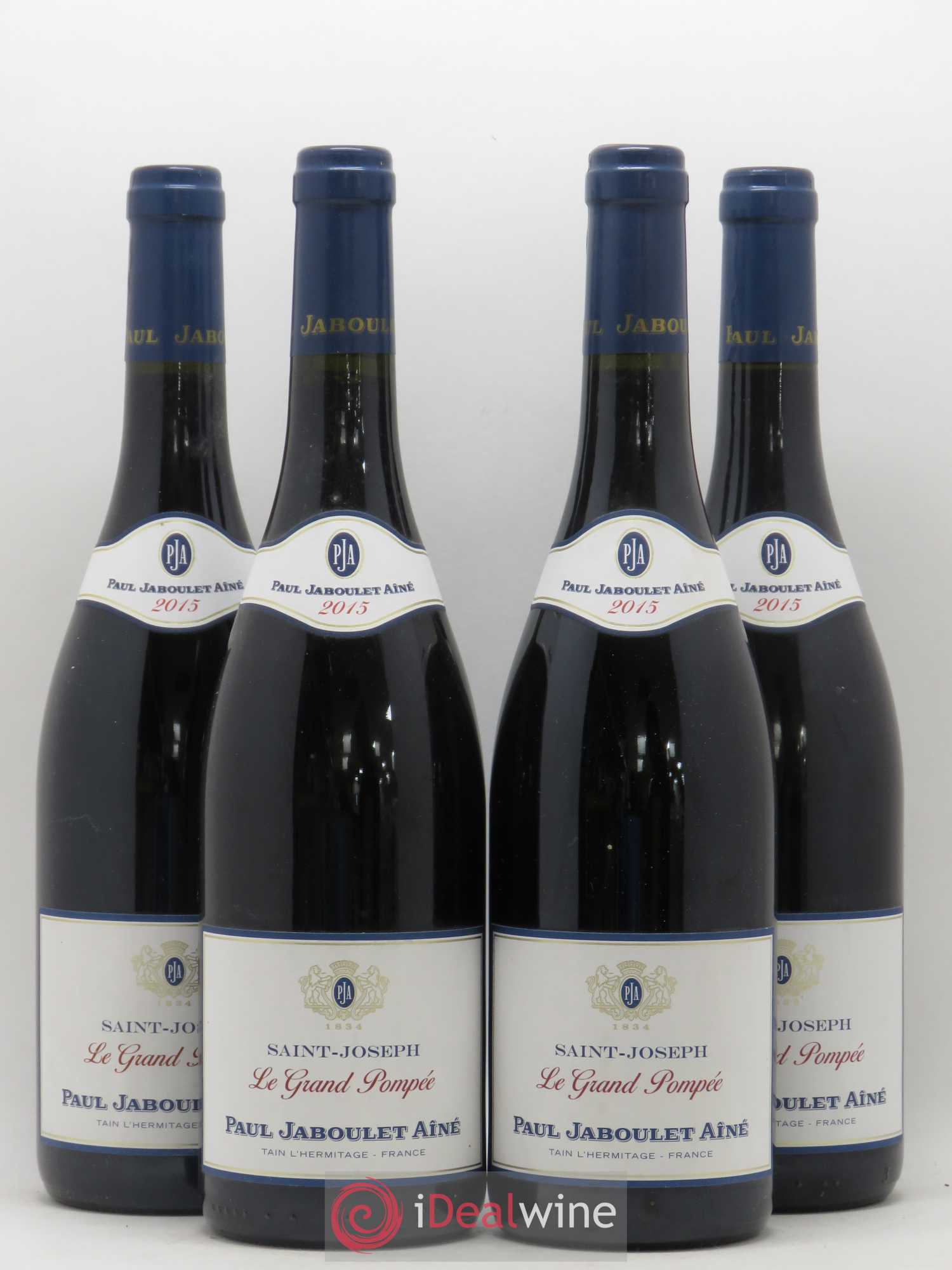 Saint-Joseph Le Grand Pompée Paul Jaboulet Ainé 2015 - Lot de 4 bouteilles - 0