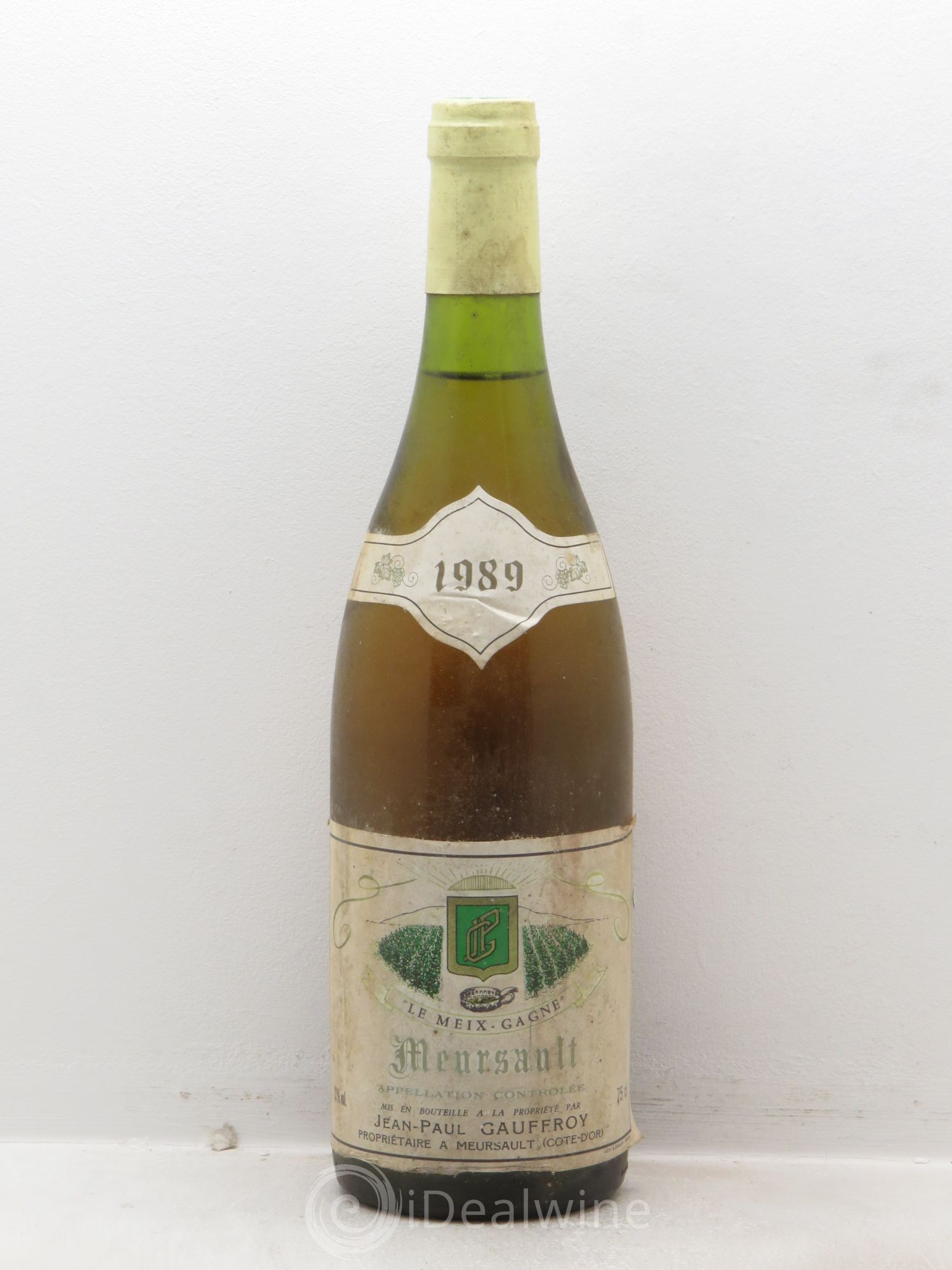 Meursault La Meix Gagne Gauffroy 1989 - Posten von 1 Flasche - 0