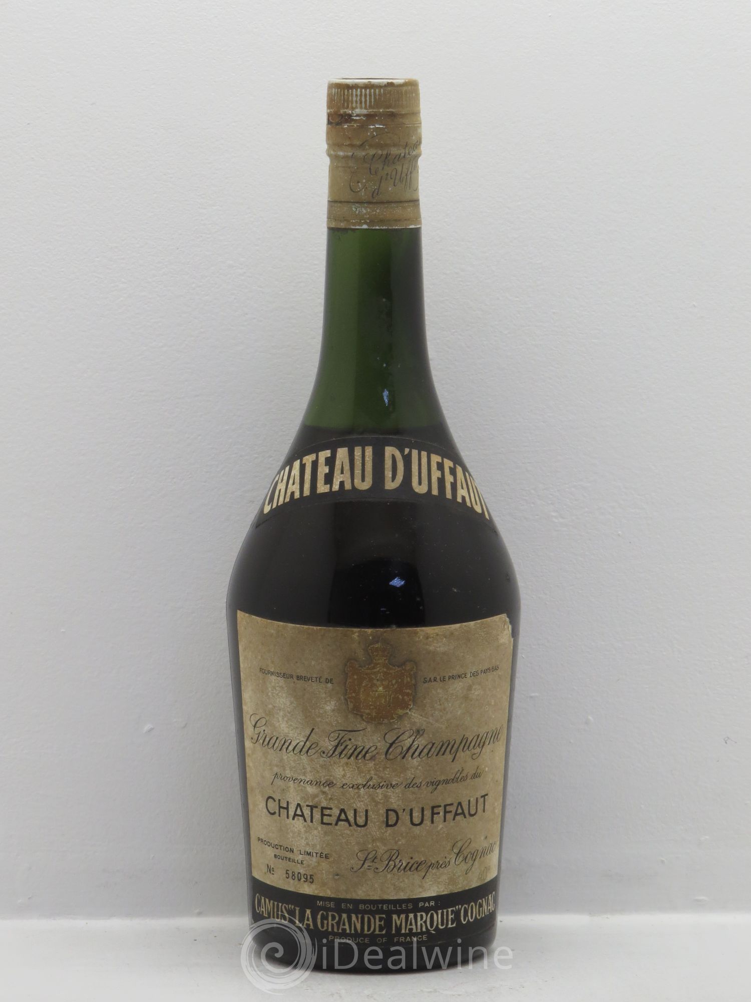 Cognac Grande fine champagne Château d'Uffaut Camus 40° - Posten von 1 Flasche - 0