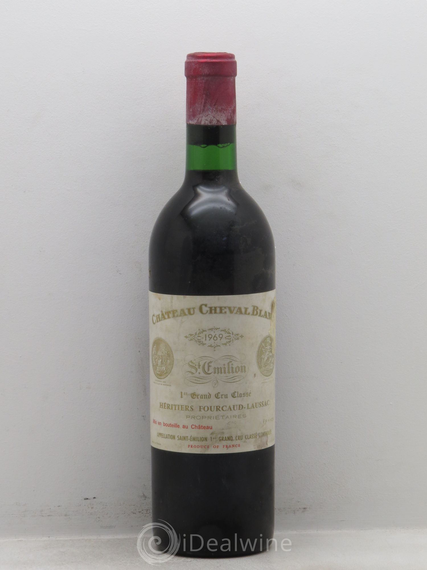 Château Cheval Blanc 1er Grand Cru Classé A 1969 - Lot de 1 bouteille - 0