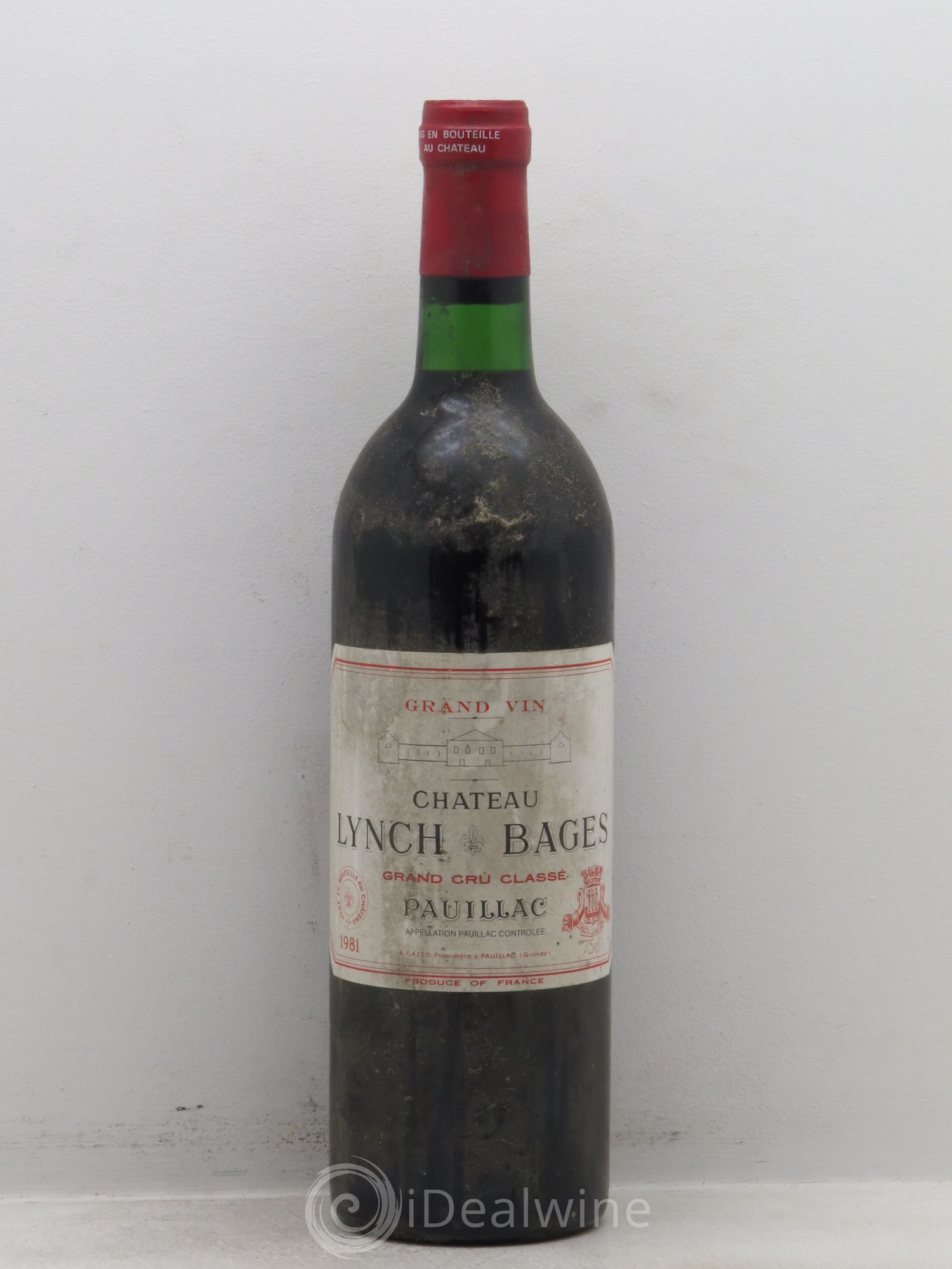 Château Lynch Bages 5ème Grand Cru Classé 1981 - Lot de 1 bouteille - 0