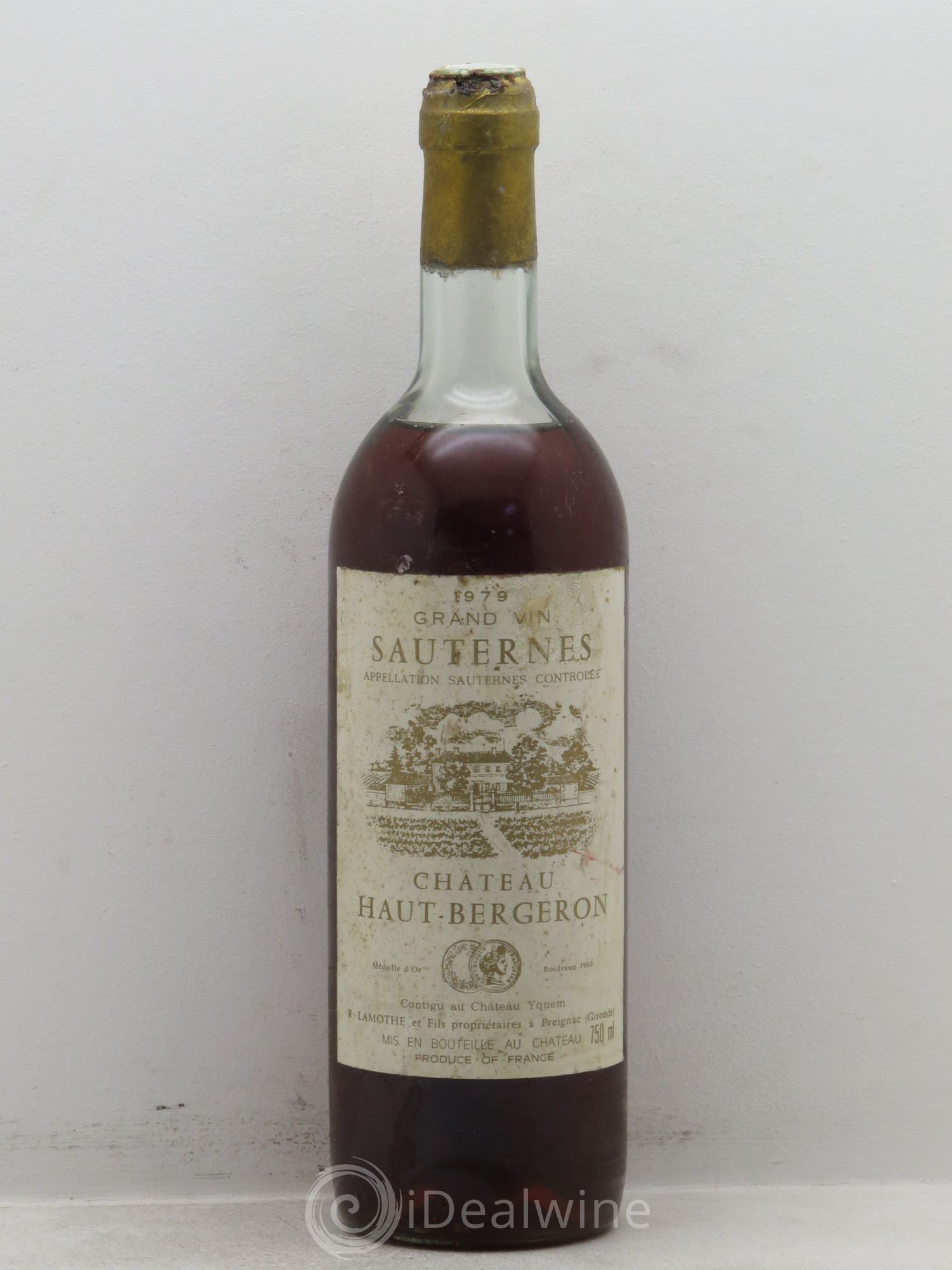 Château Haut-Bergeron 1979 - Lotto di 1 bottiglia - 0