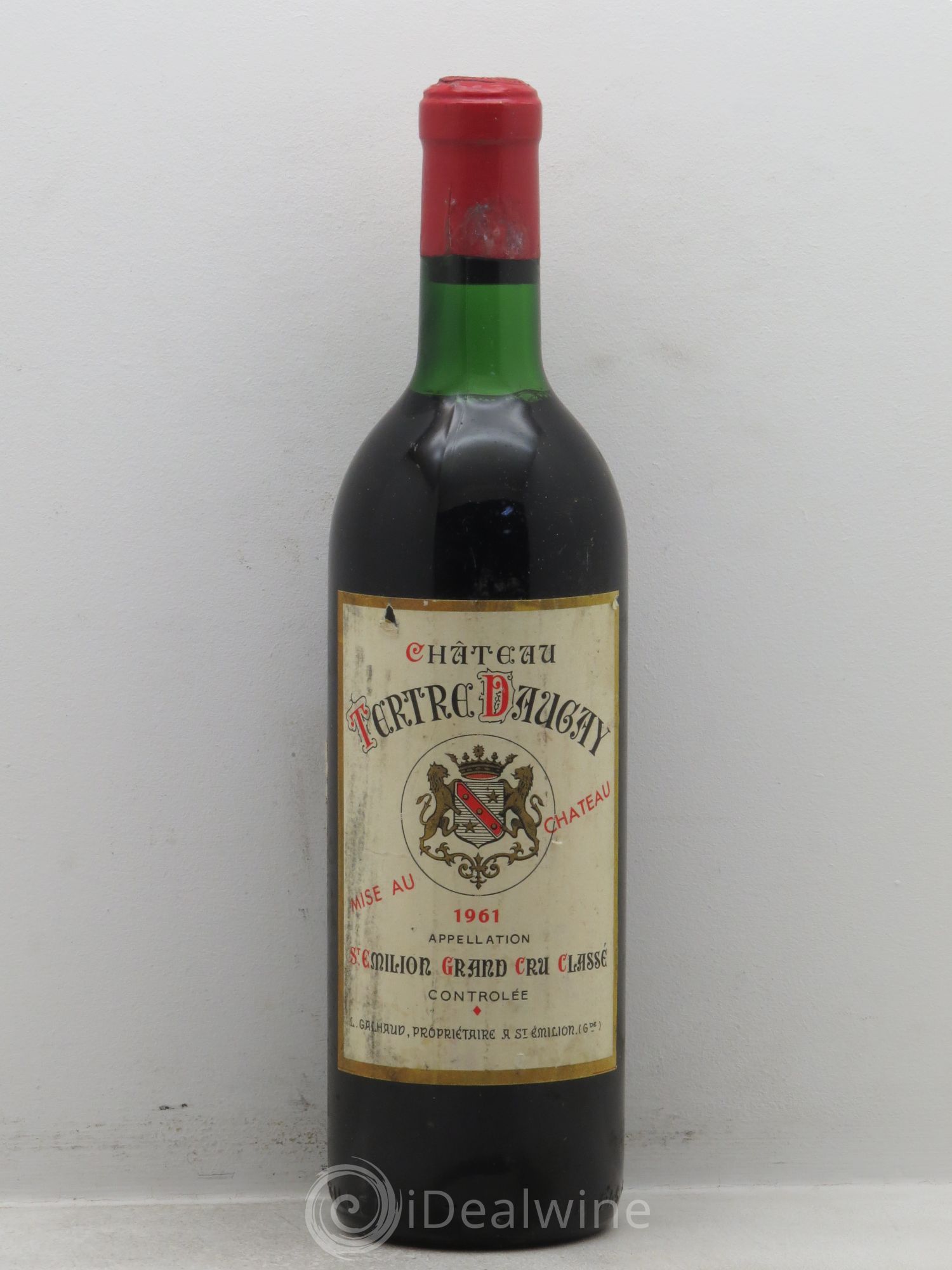 Château Tertre Daugay Grand Cru Classé 1961 - Lot de 1 bouteille - 0