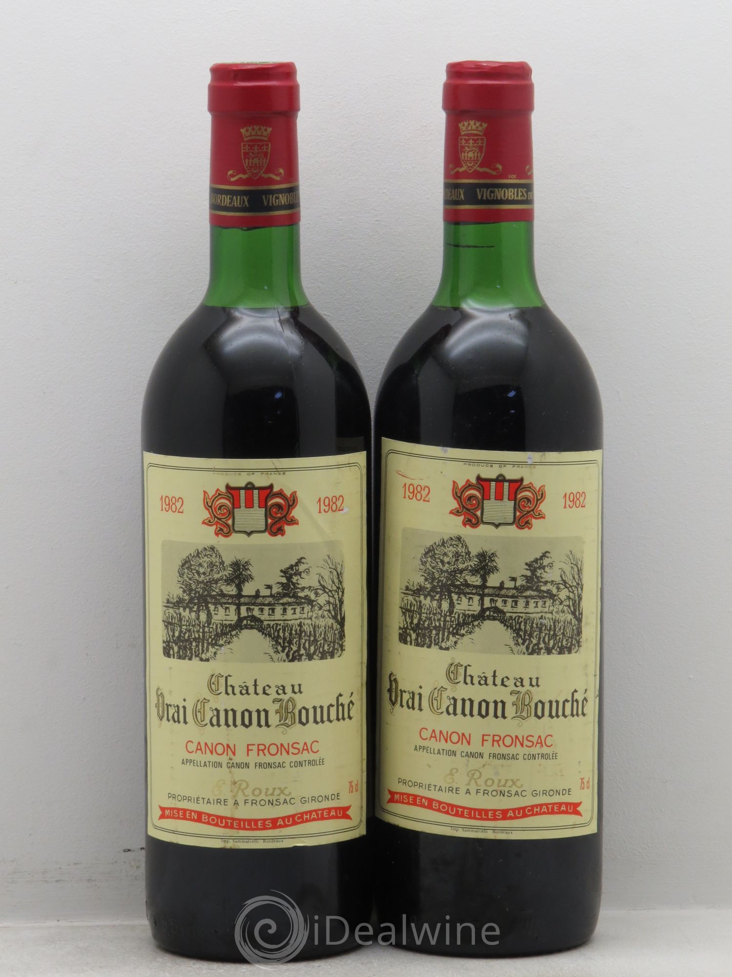 Canon-Fronsac Château Vrai Canon 1982 - Posten von 2 Flaschen - 0