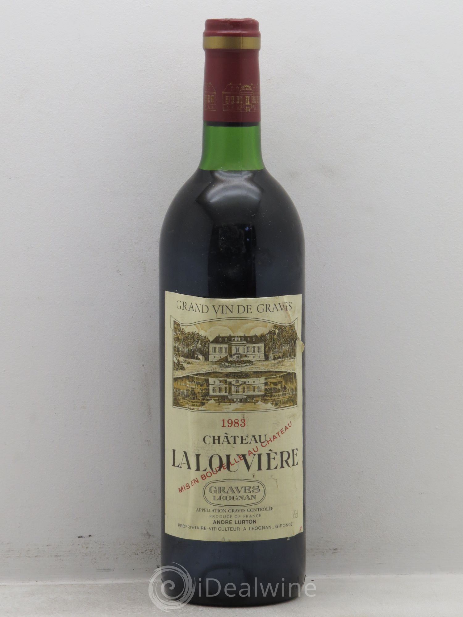 Château la Louvière 1983 - Lot de 1 bouteille - 0