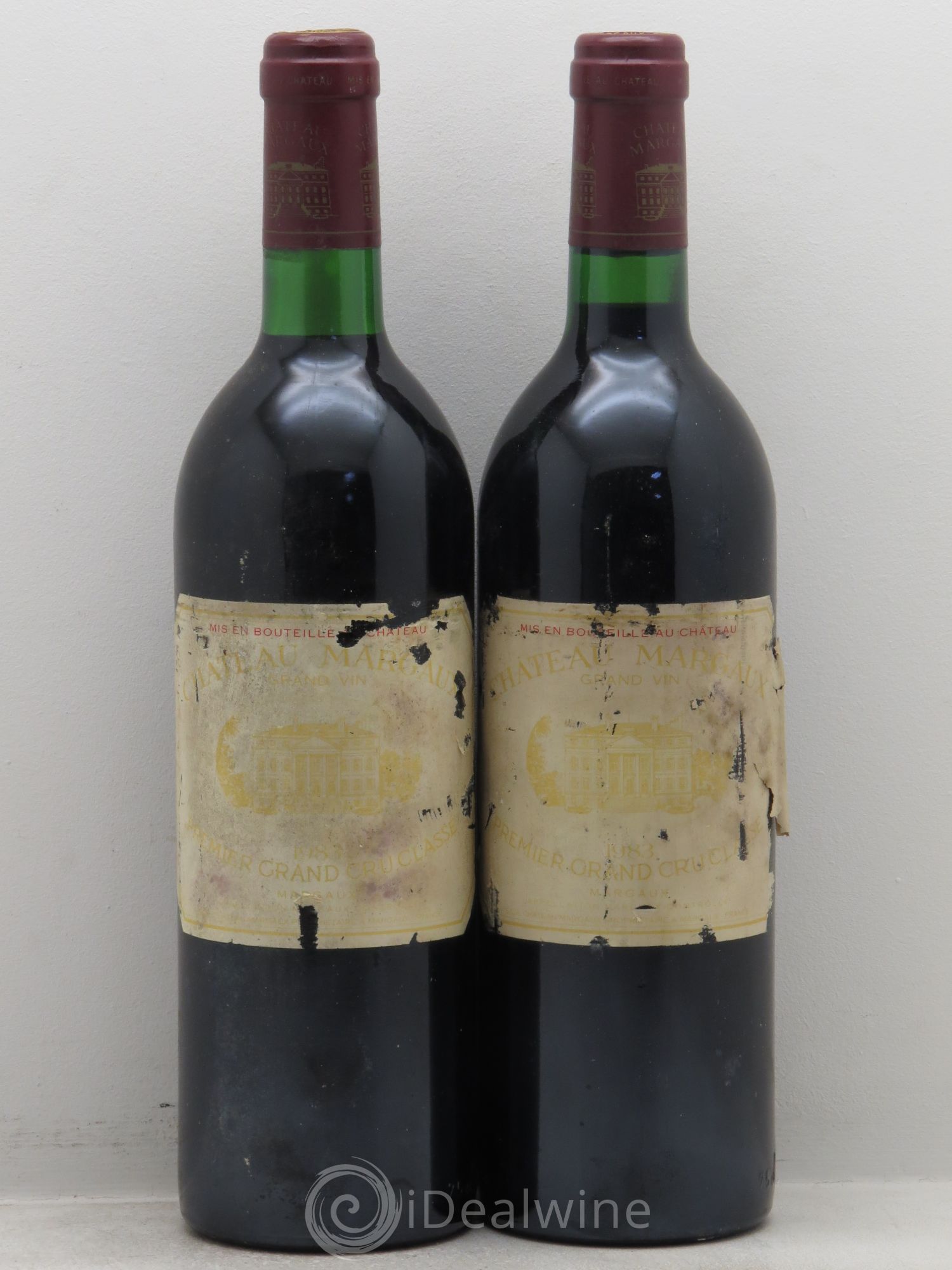 Château Margaux 1er Grand Cru Classé 1983 - Lot de 2 bouteilles - 0