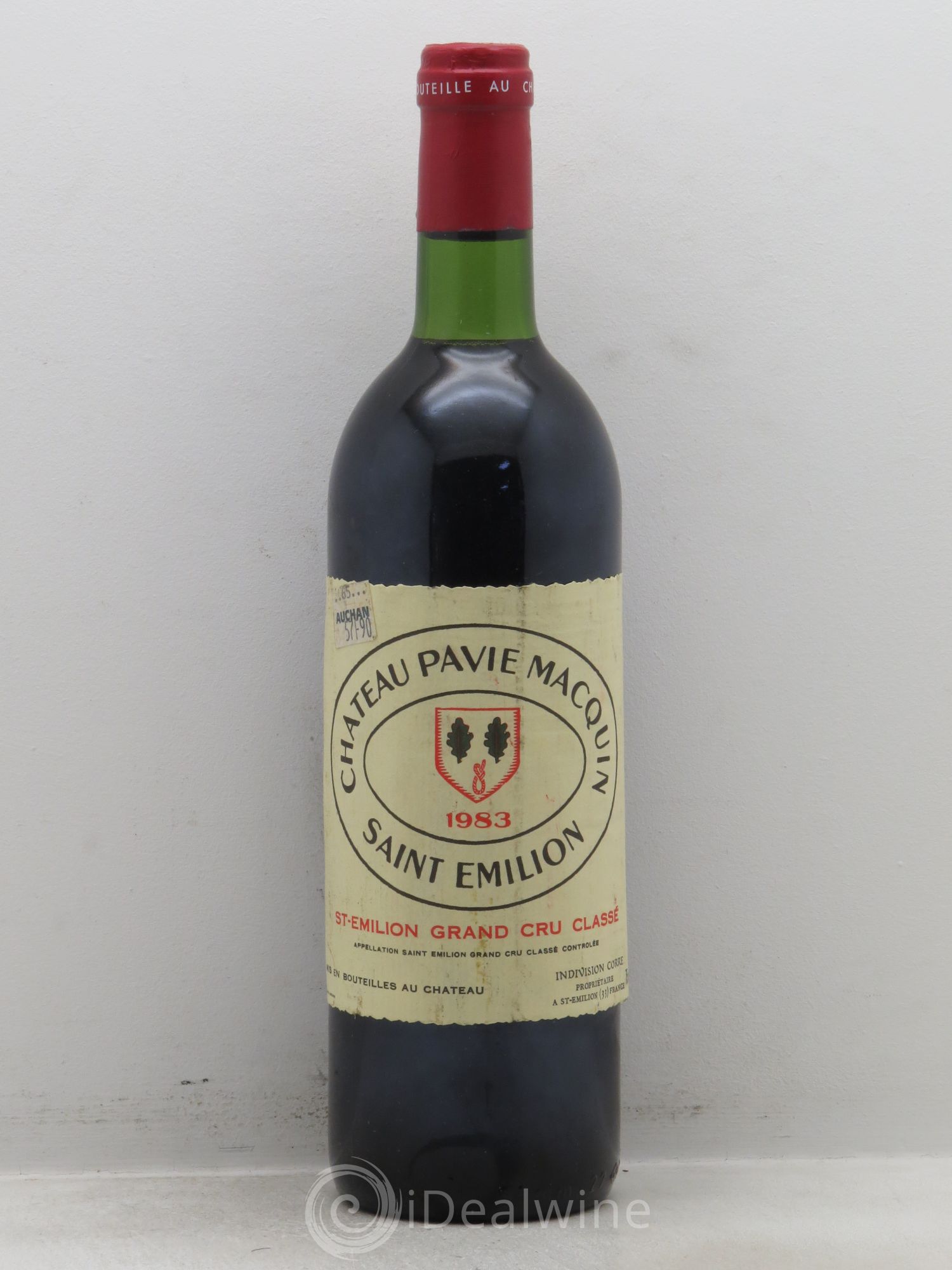 Château Pavie Macquin 1er Grand Cru Classé B 1983 - Lot de 1 bouteille - 0