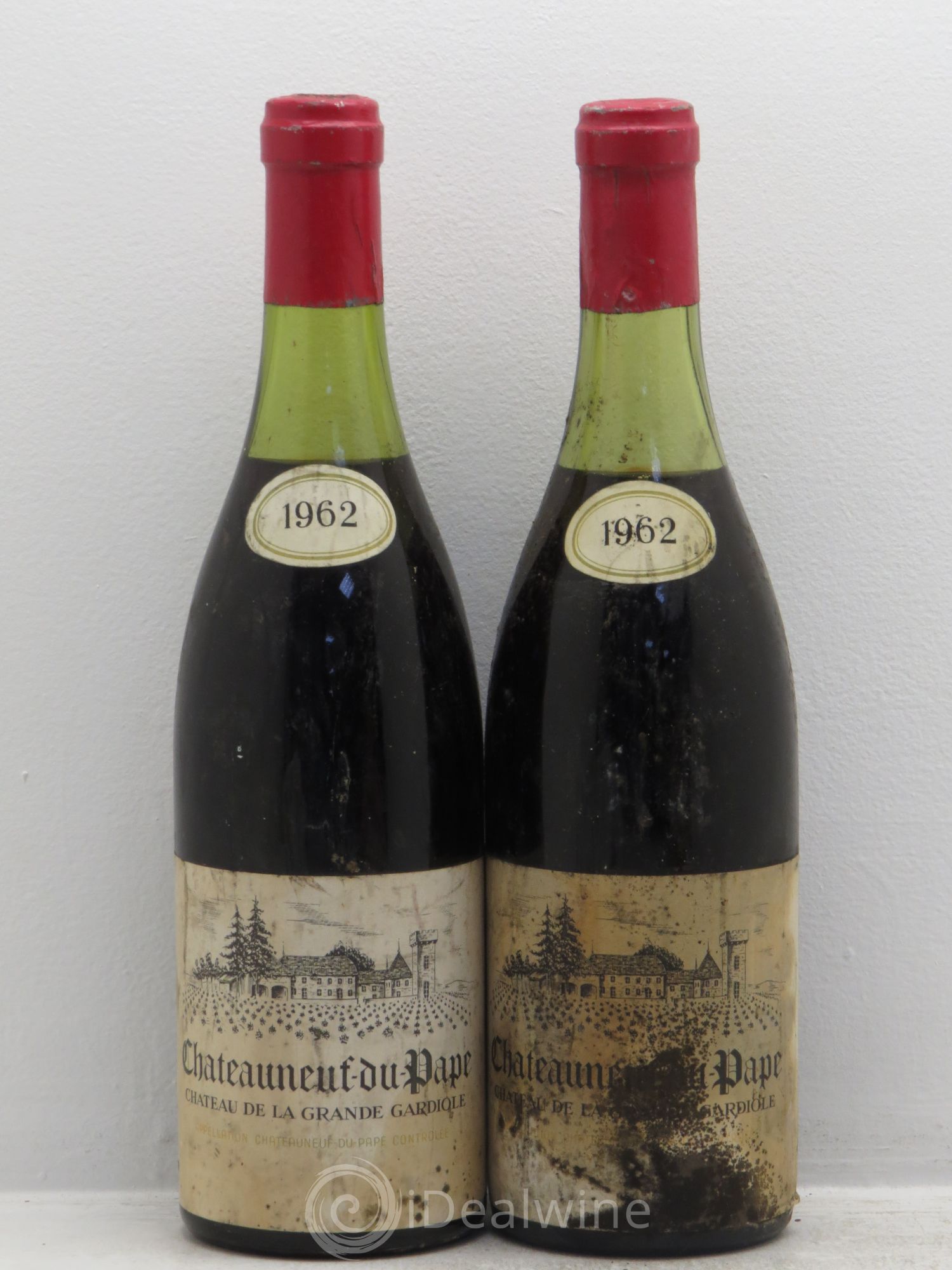 Châteauneuf-du-Pape La grande Gardiole 1962 - Posten von 2 Flaschen - 0