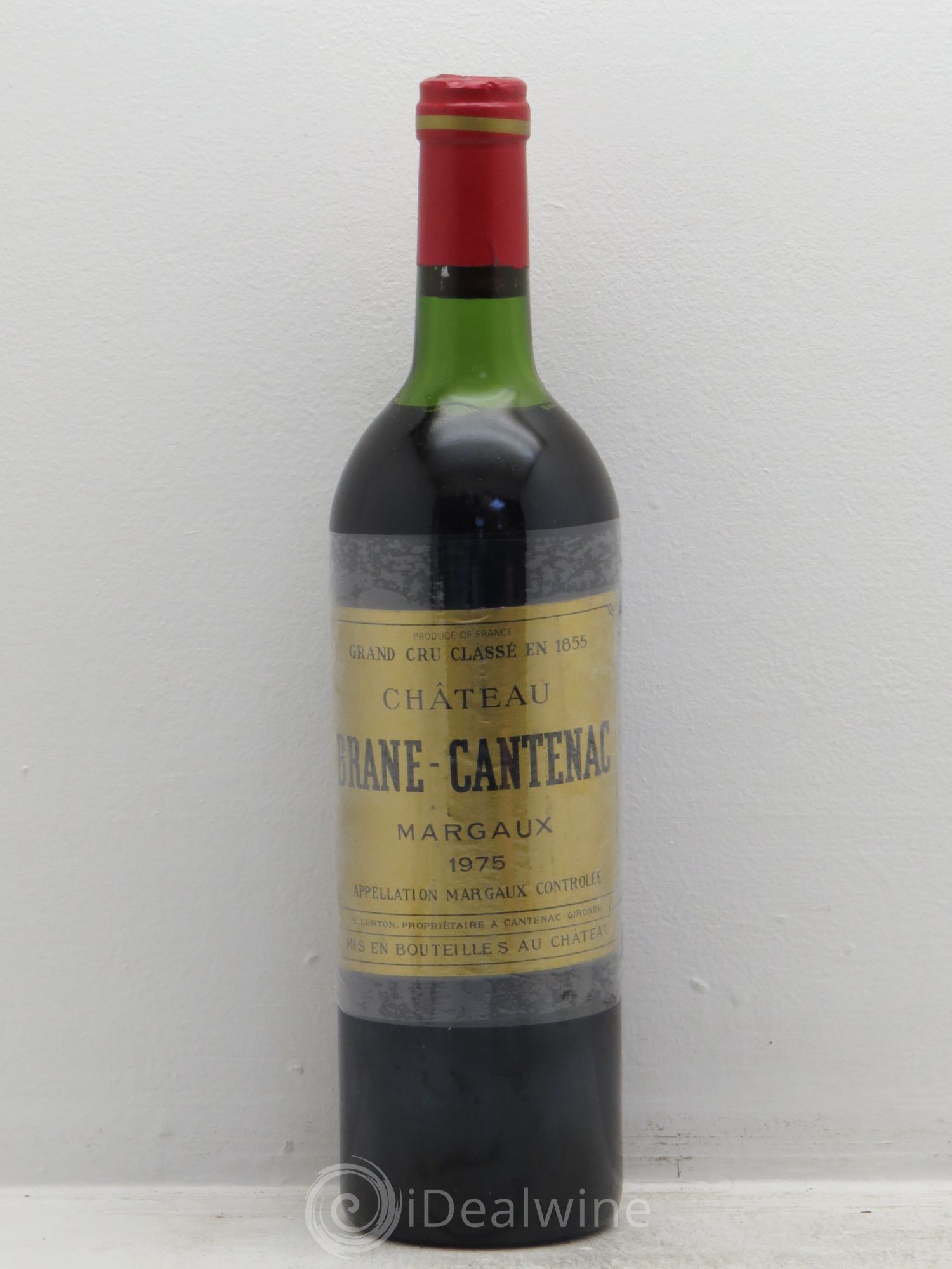 Château Brane Cantenac 2ème Grand Cru Classé 1975 - Lot de 1 bouteille - 0