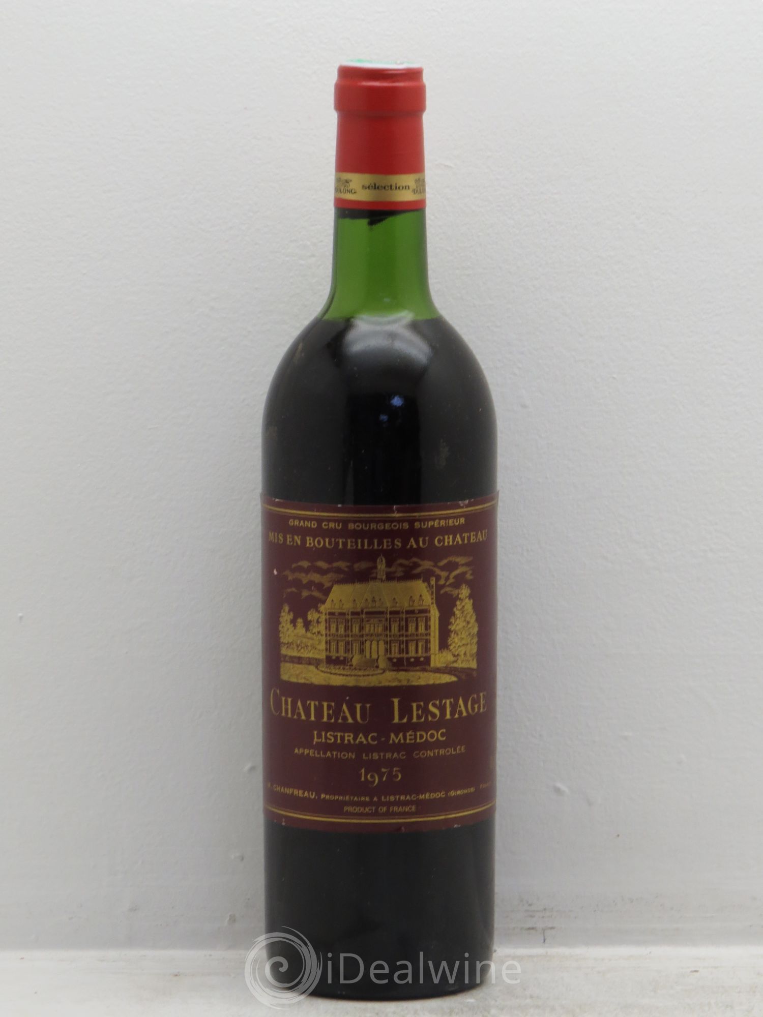 Château Lestage Cru Bourgeois 1975 - Lot de 1 bouteille - 0