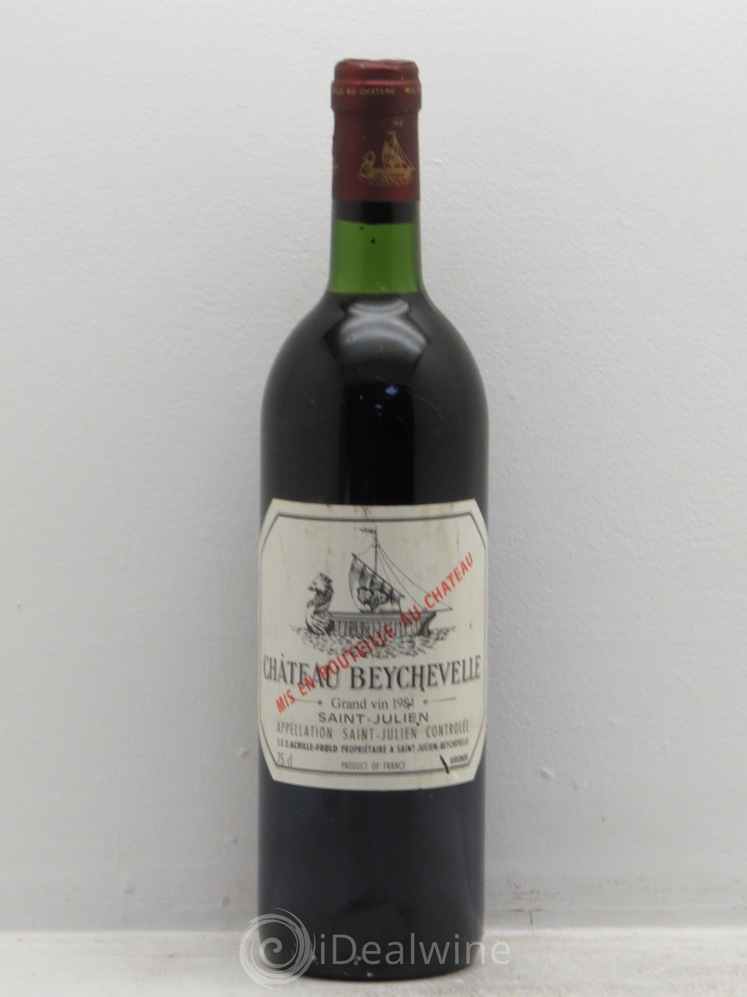 Château Beychevelle 4ème Grand Cru Classé 1981 - Lot de 1 bouteille - 0