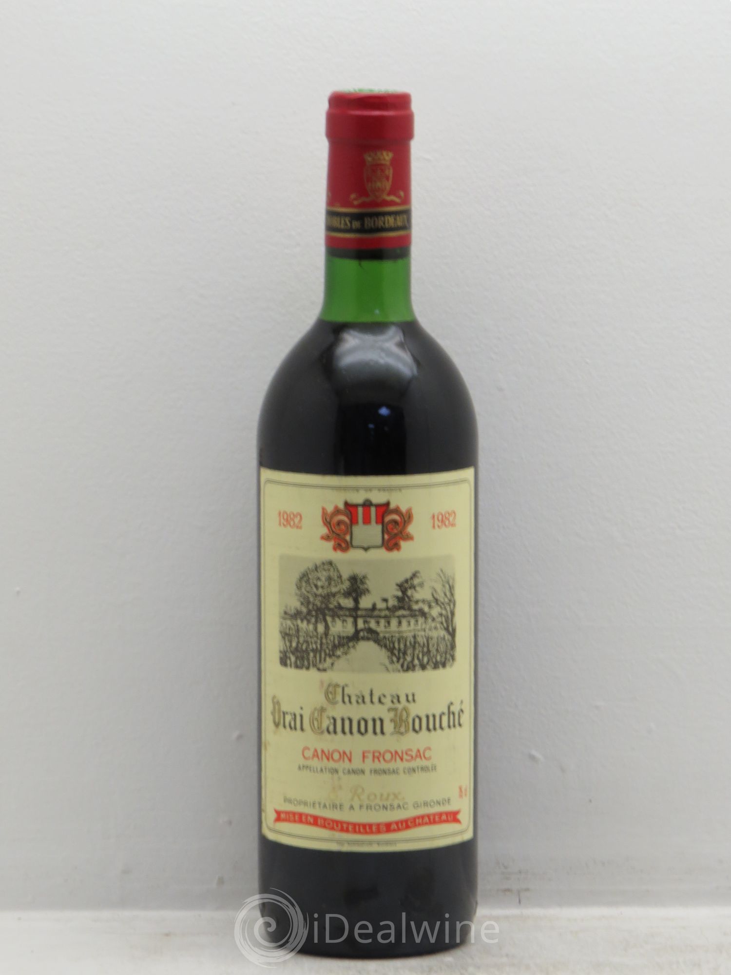 Canon-Fronsac Château Vrai Canon Bouché 1982 - Lot de 1 bouteille - 0
