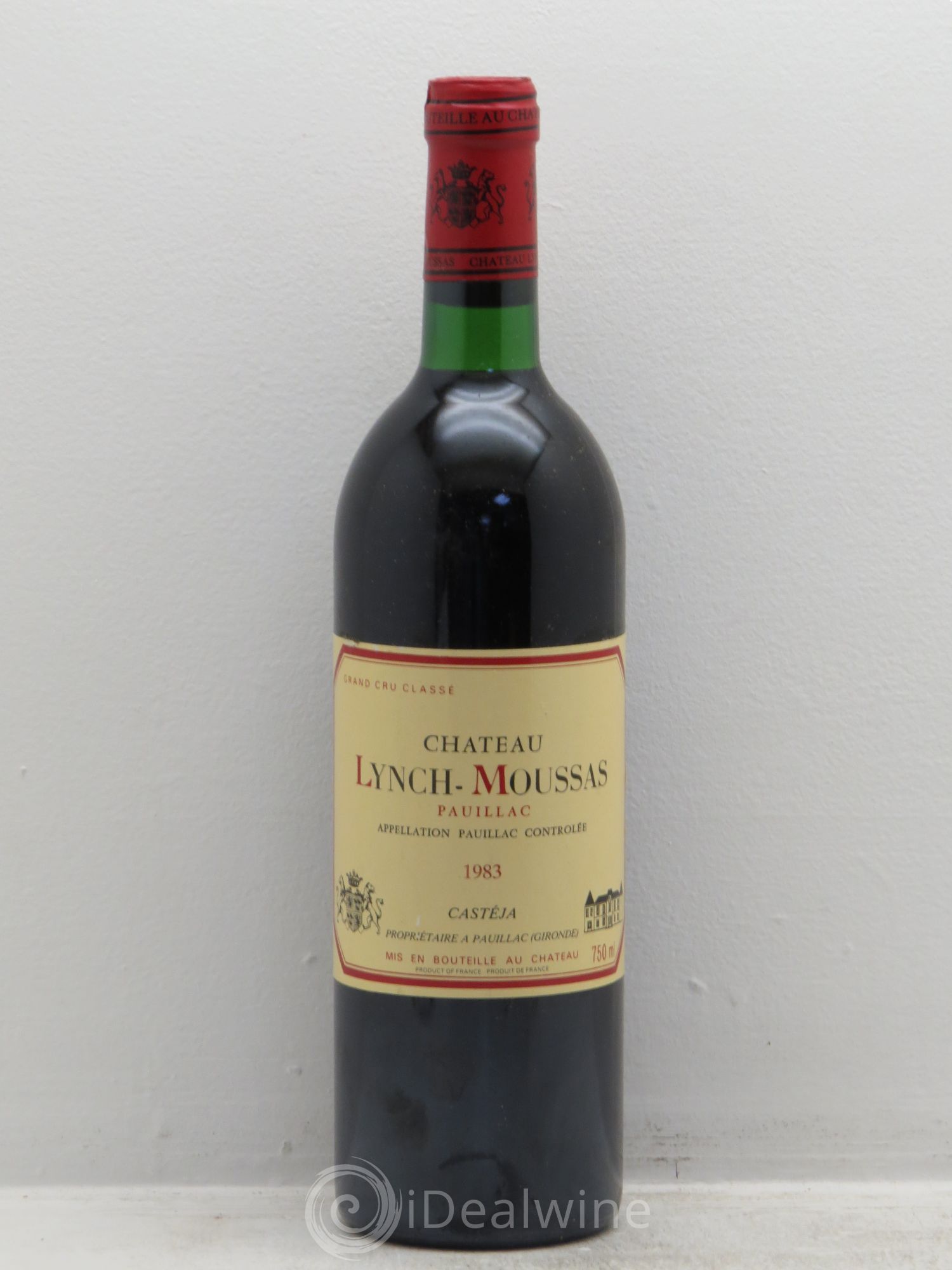 Château Lynch Moussas 5ème Grand Cru Classé 1983 - Lot de 1 bouteille - 0