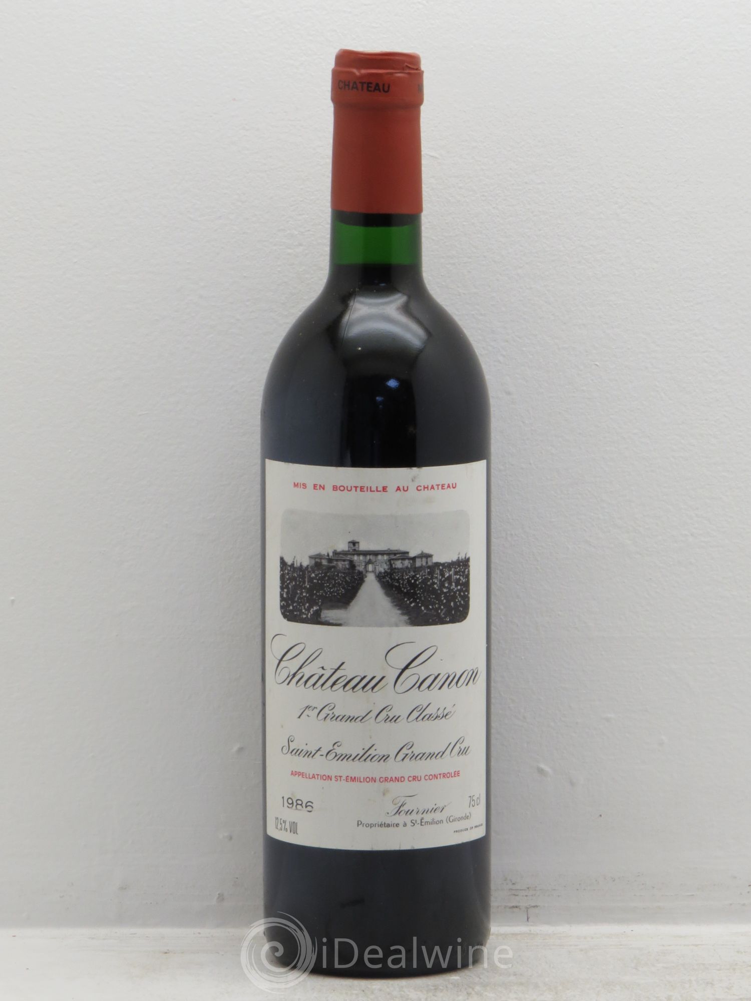 Château Canon 1er Grand Cru Classé B 1986 - Lot de 1 bouteille - 0