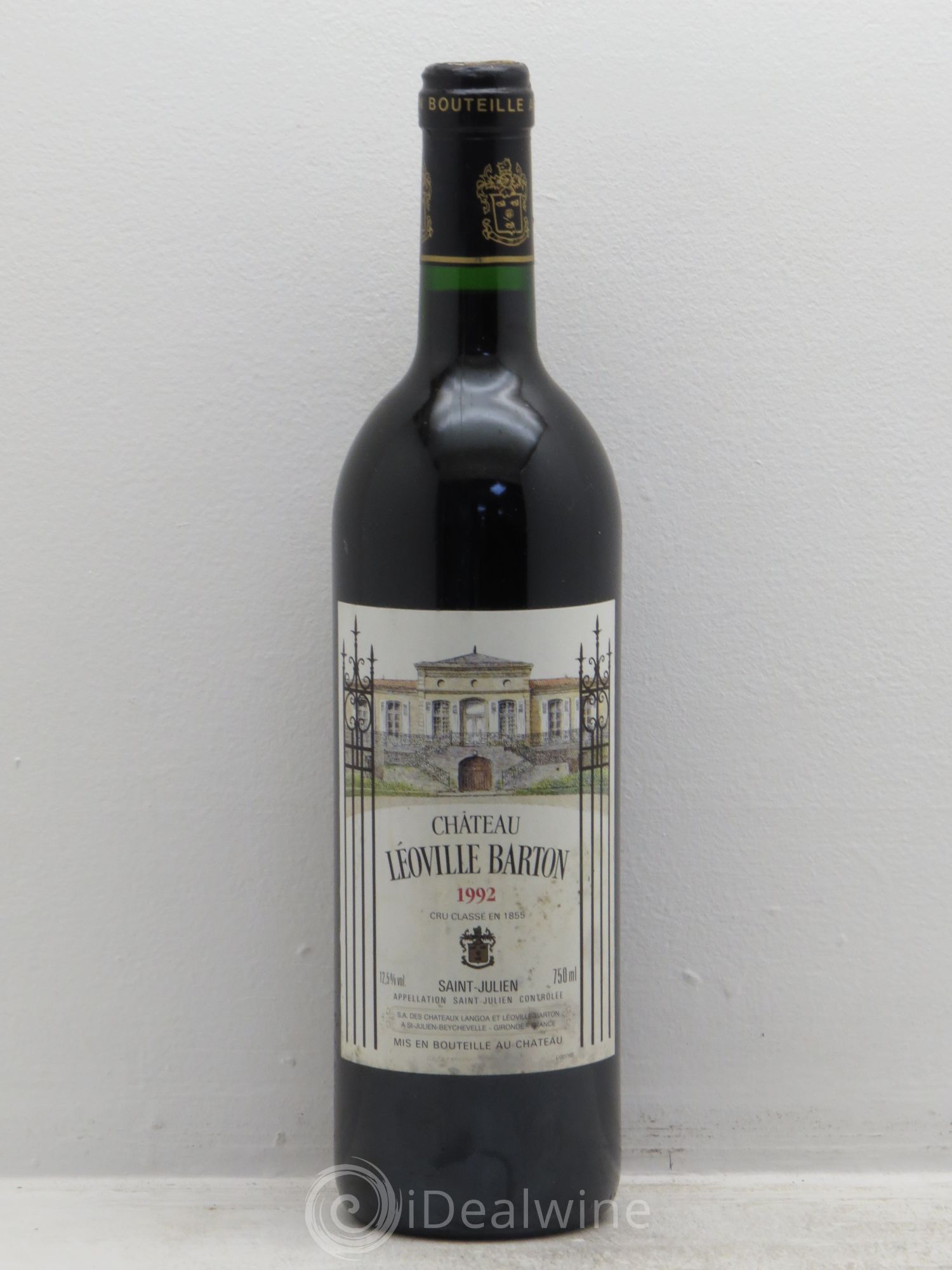 Château Léoville Barton 2ème Grand Cru Classé 1992 - Lot de 1 bouteille - 0