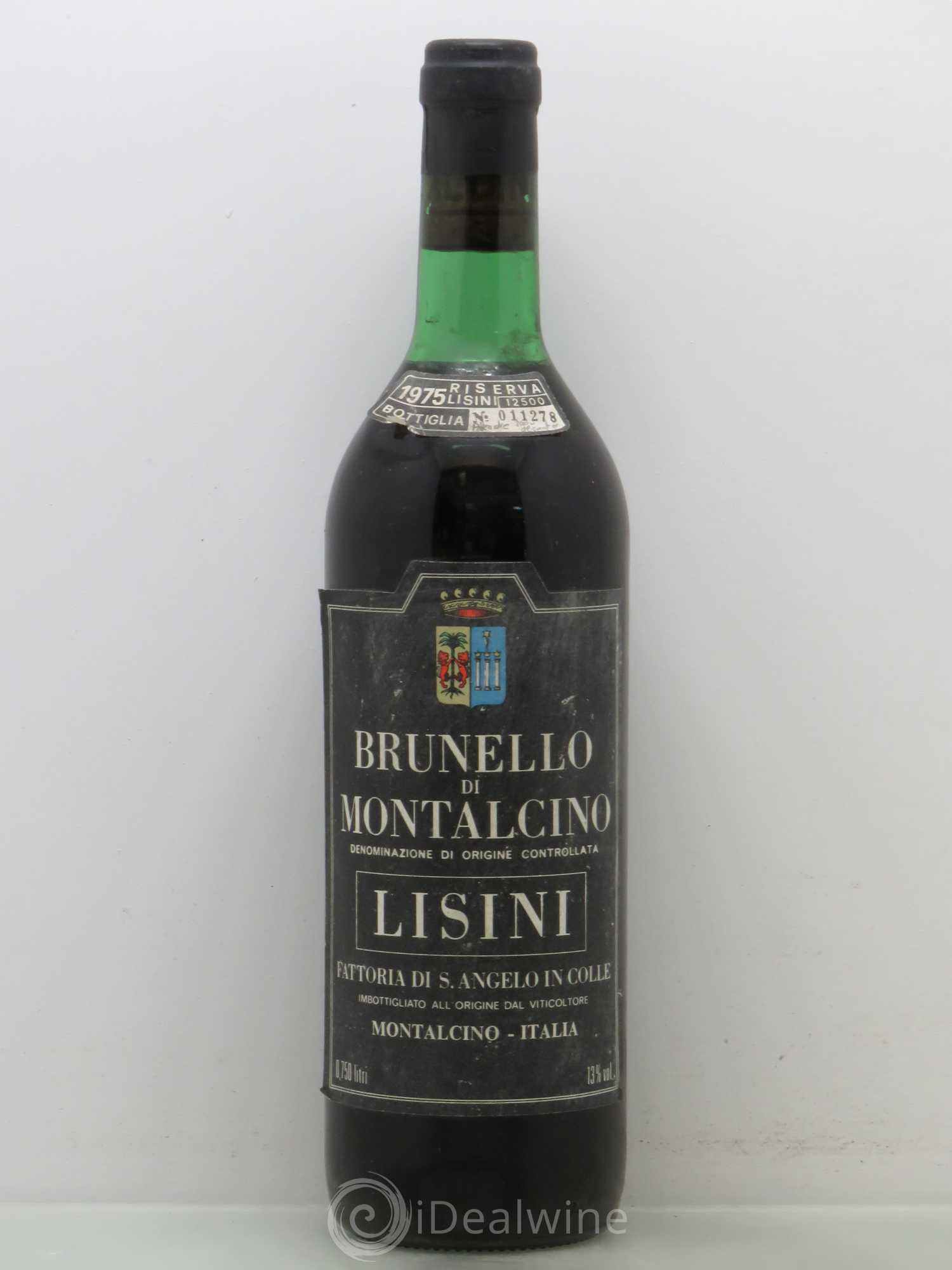 Italie Brunello di Montalcino Lisini 1975 - Posten von 1 Flasche - 0