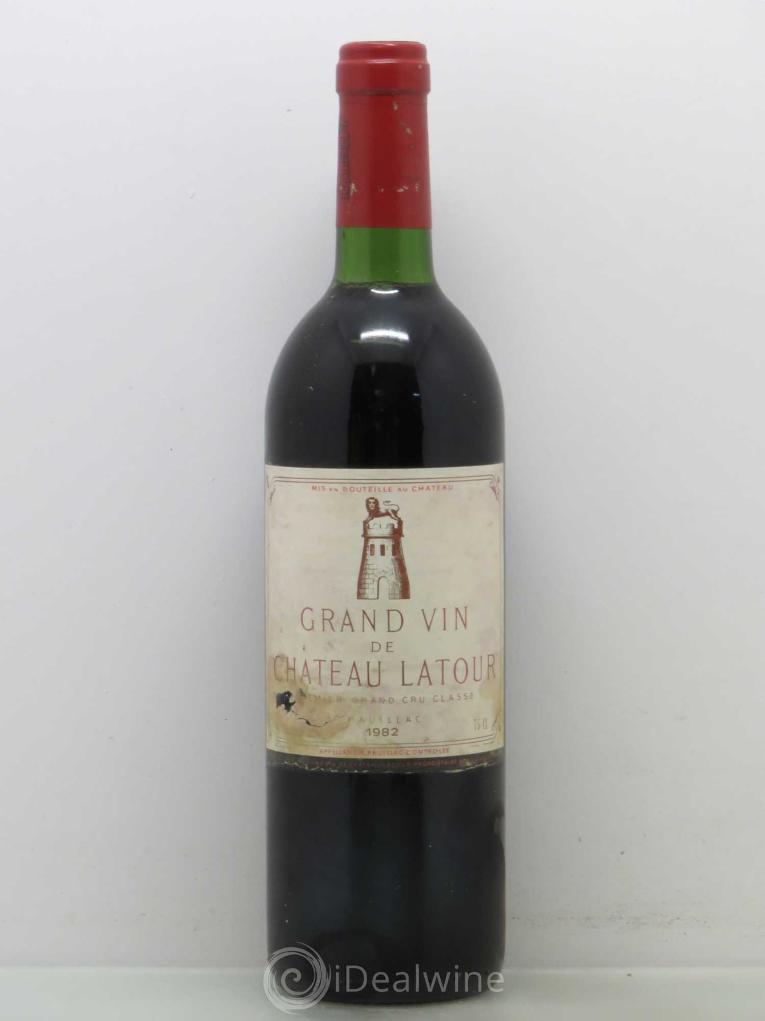 Château Latour 1er Grand Cru Classé 1982 - Lot de 1 bouteille - 0