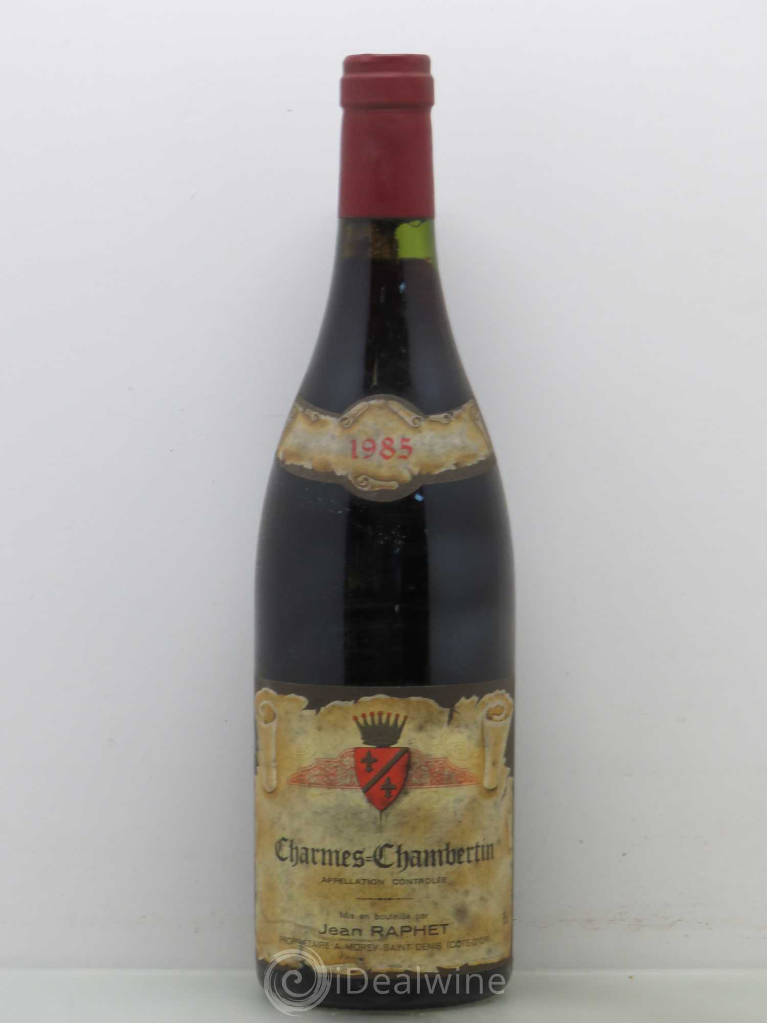 Charmes-Chambertin Grand Cru Jean Raphet 1985 - Lot de 1 bouteille - 0