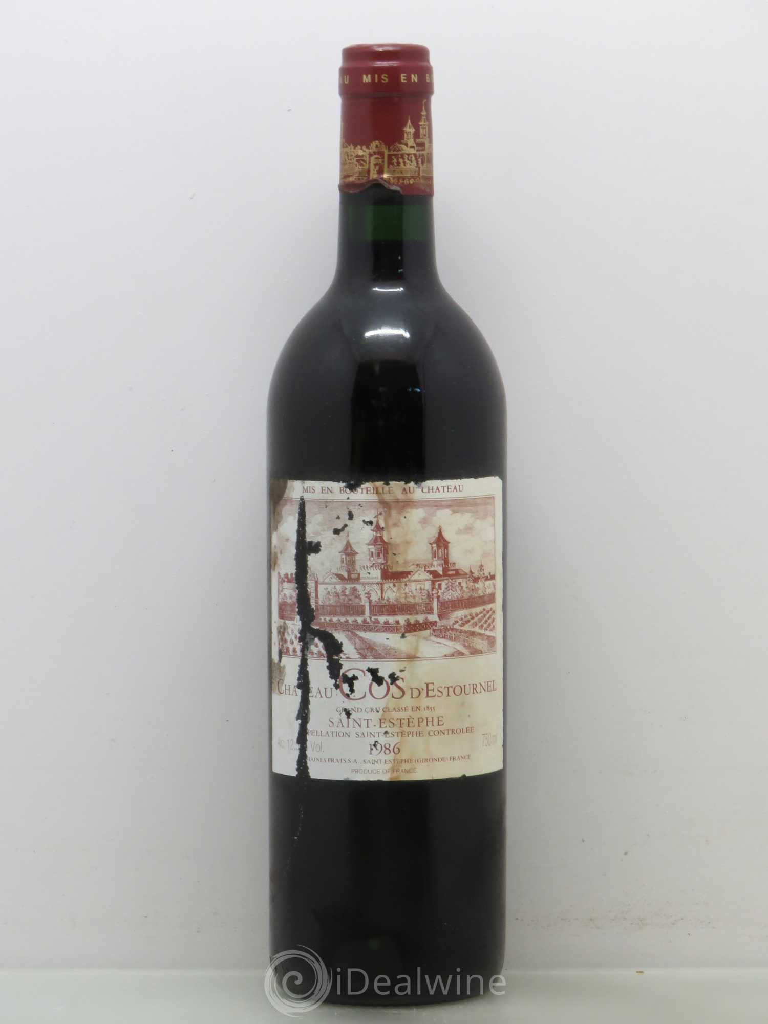 Cos d'Estournel 2ème Grand Cru Classé 1986 - Lot de 1 bouteille - 0