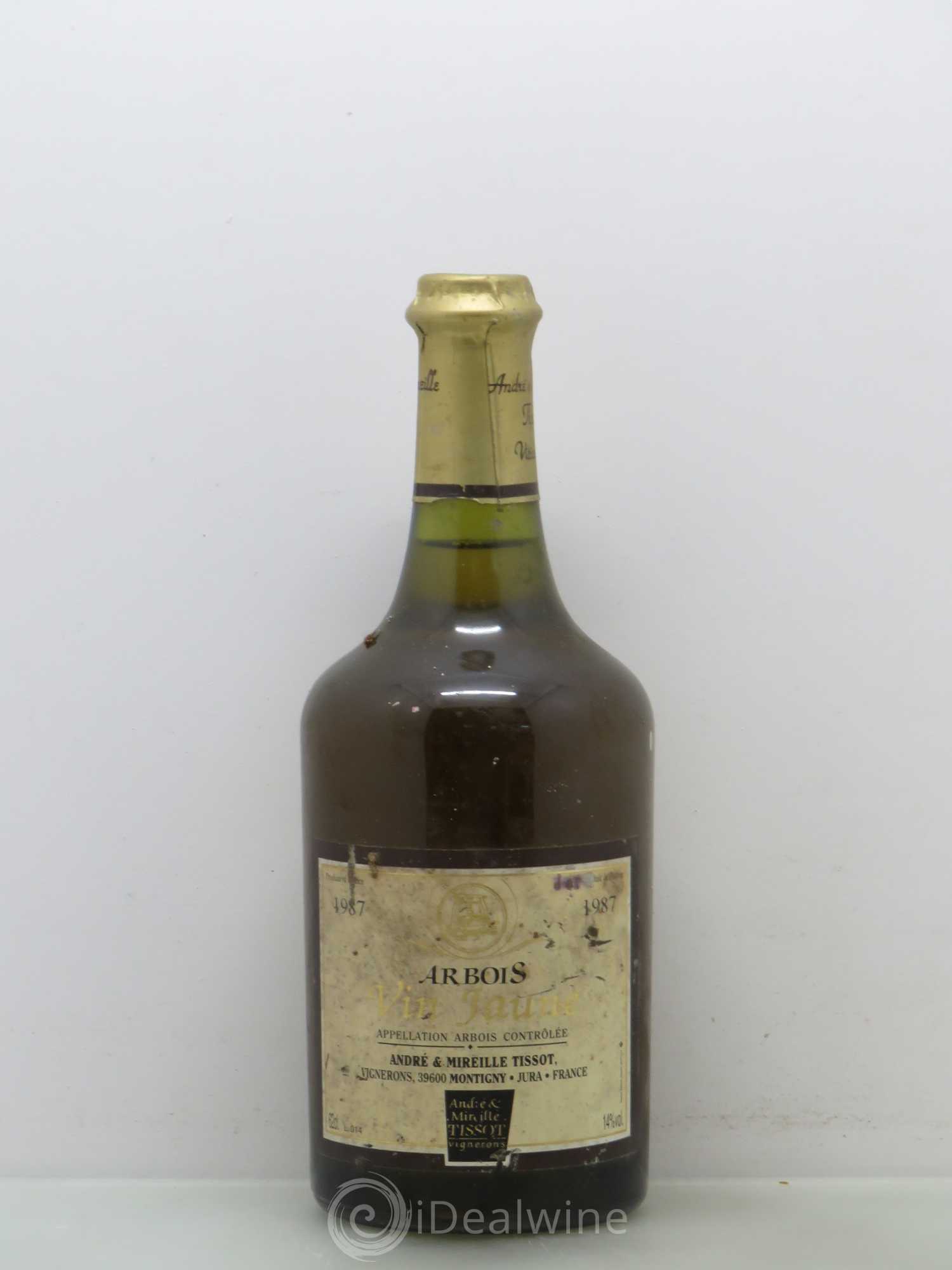 Arbois Vin Jaune Vin Jaune - André et Mireille Tissot 1987 - Posten von 1 Flasche - 0