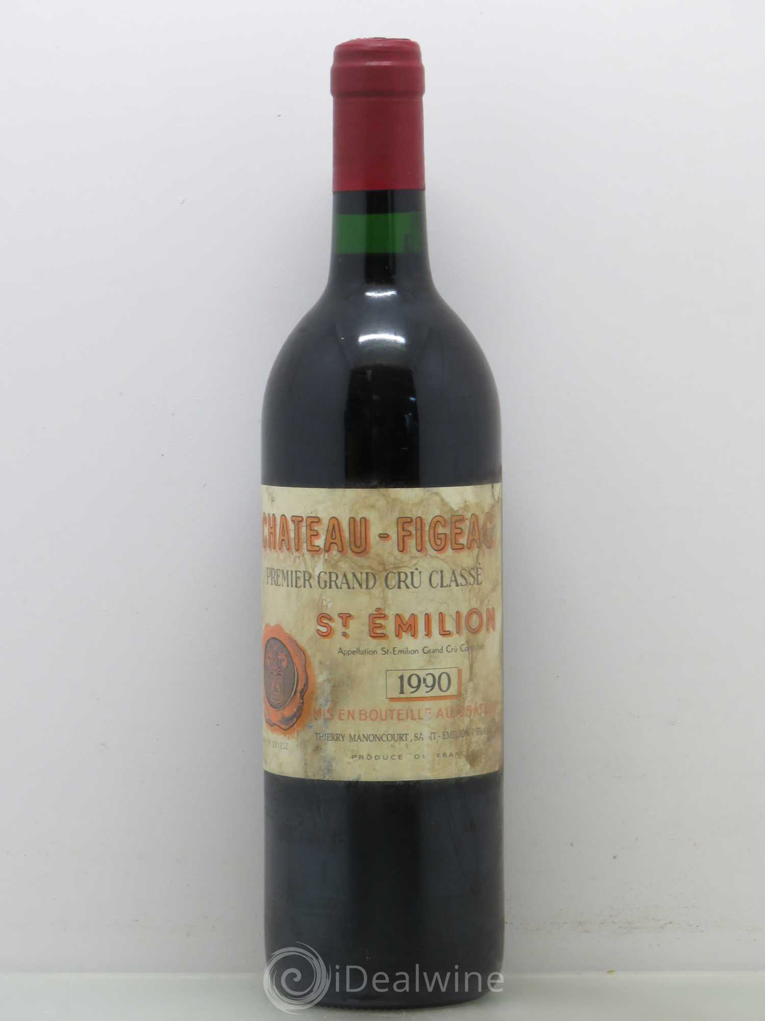 Château Figeac 1er Grand Cru Classé A 1990 - Lot de 1 bouteille - 0